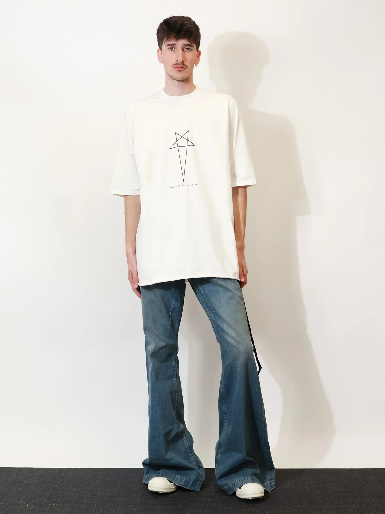 Drkshdw Men Cotton T-Shirt With Logo On The Front - Image 2