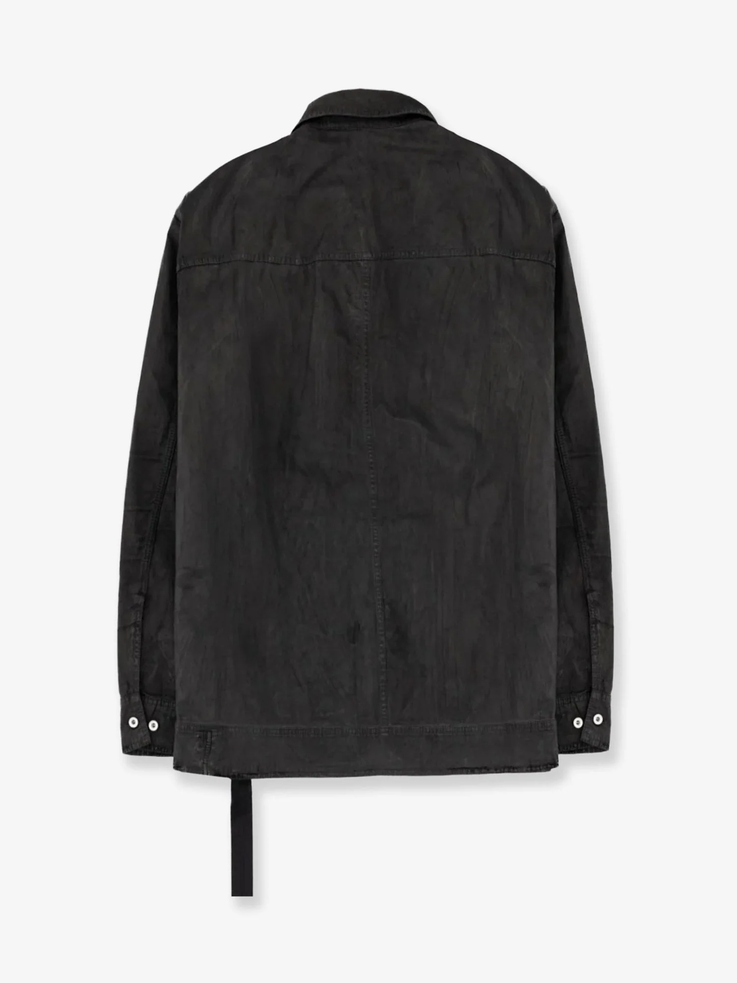 Drkshdw Men Waxed Black Denim Jacket - Image 4