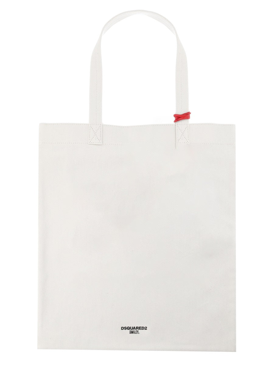 Dsquared Men "Smiley X D2" Tote Bag - Image 2