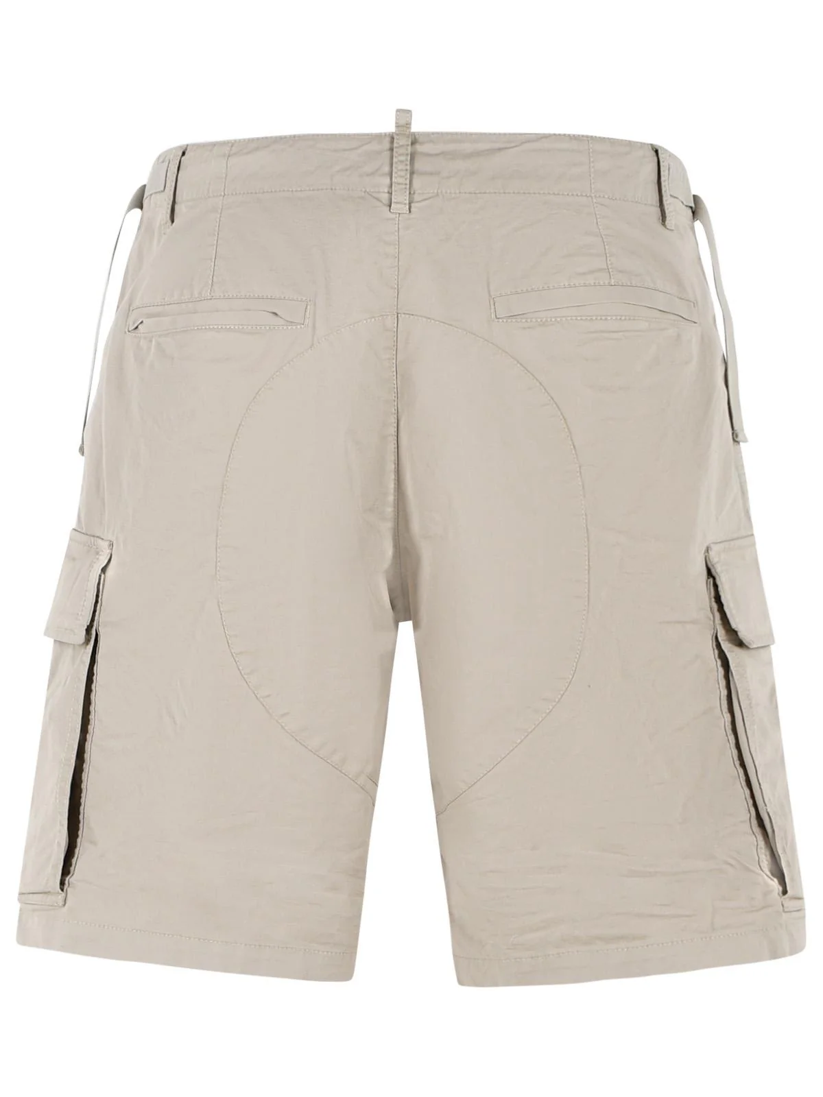 Dsquared2 Beige Cotton Cargo Bermuda Shorts Men - Image 3
