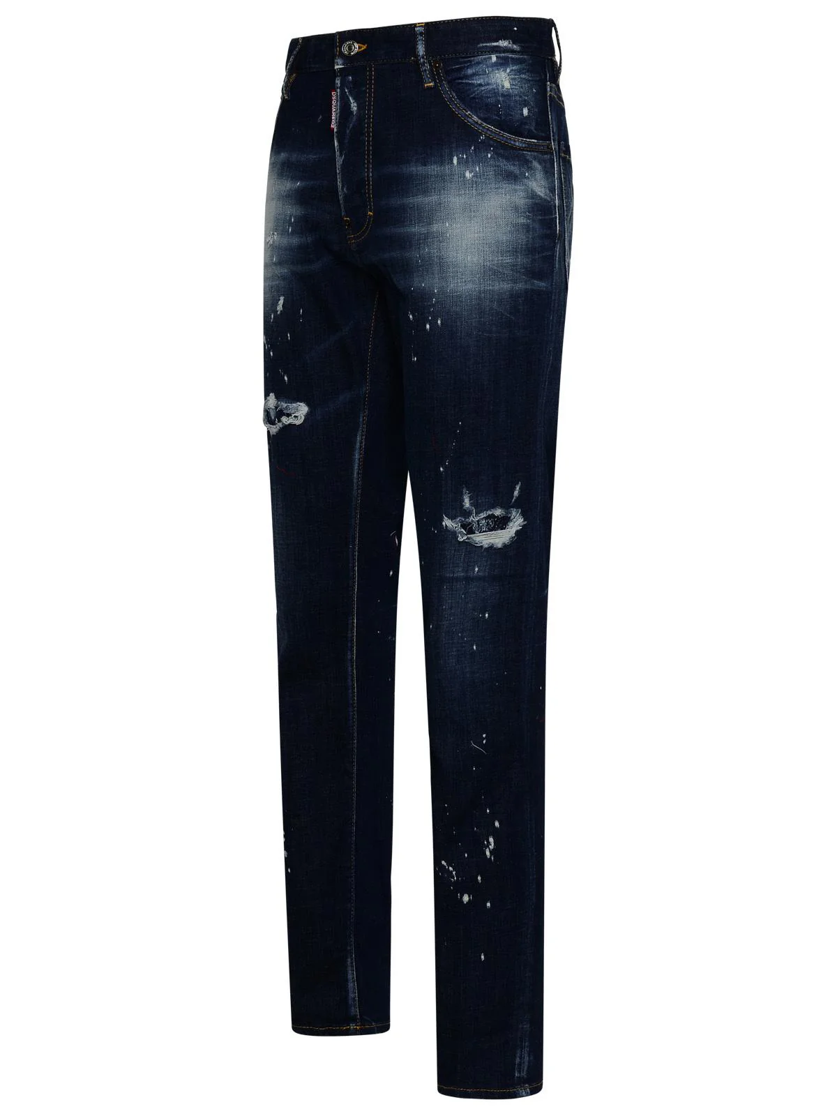 Dsquared2 Blue Cotton Blend Jeans Men - Image 2