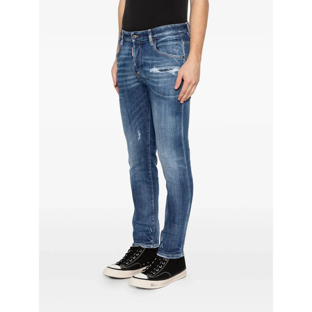 Dsquared2 Blue Denim - Regular & Straight-Leg Jeans Men - Image 4