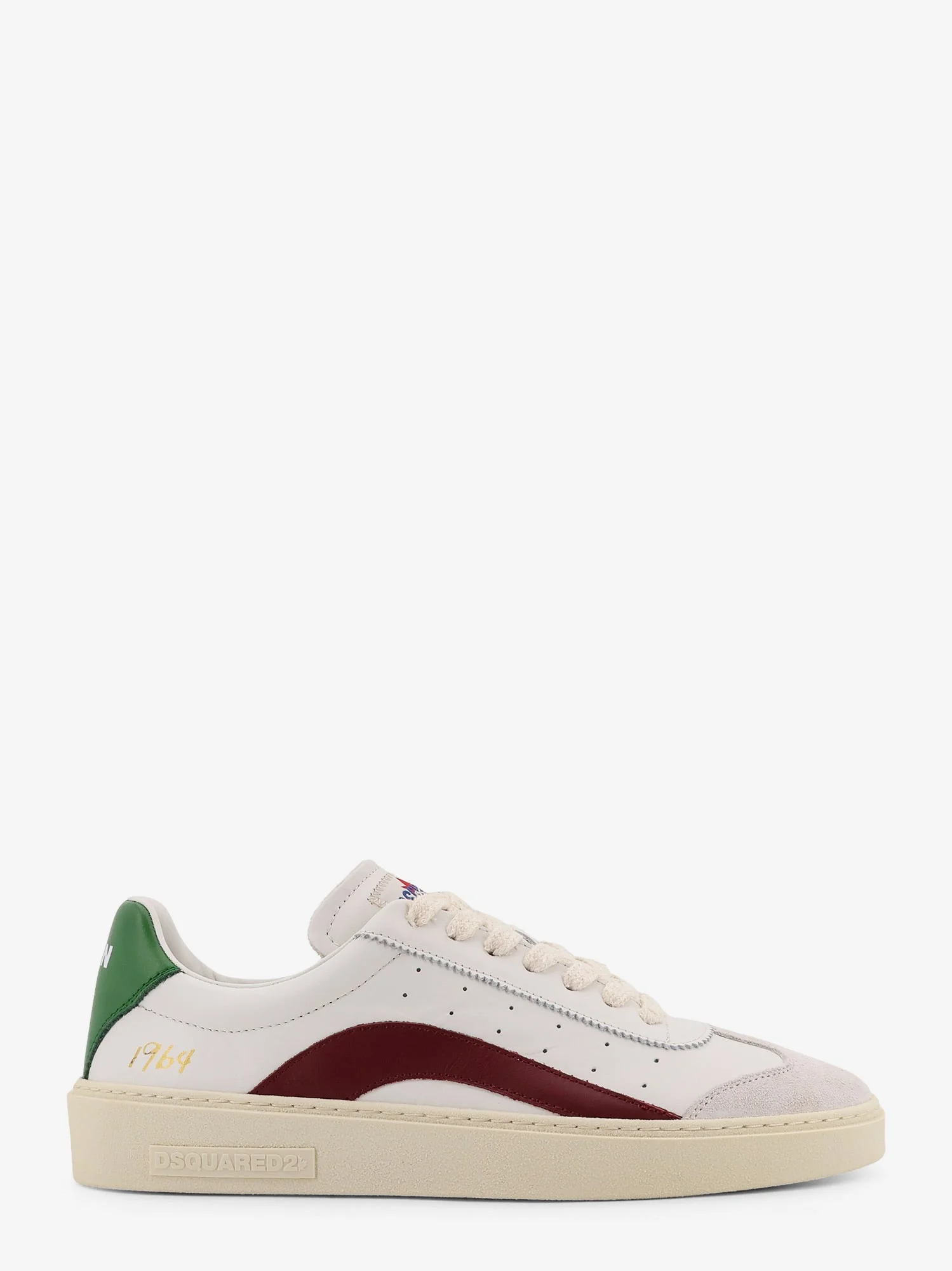 Dsquared2 Men Rider Leather Low-Top Sneakers