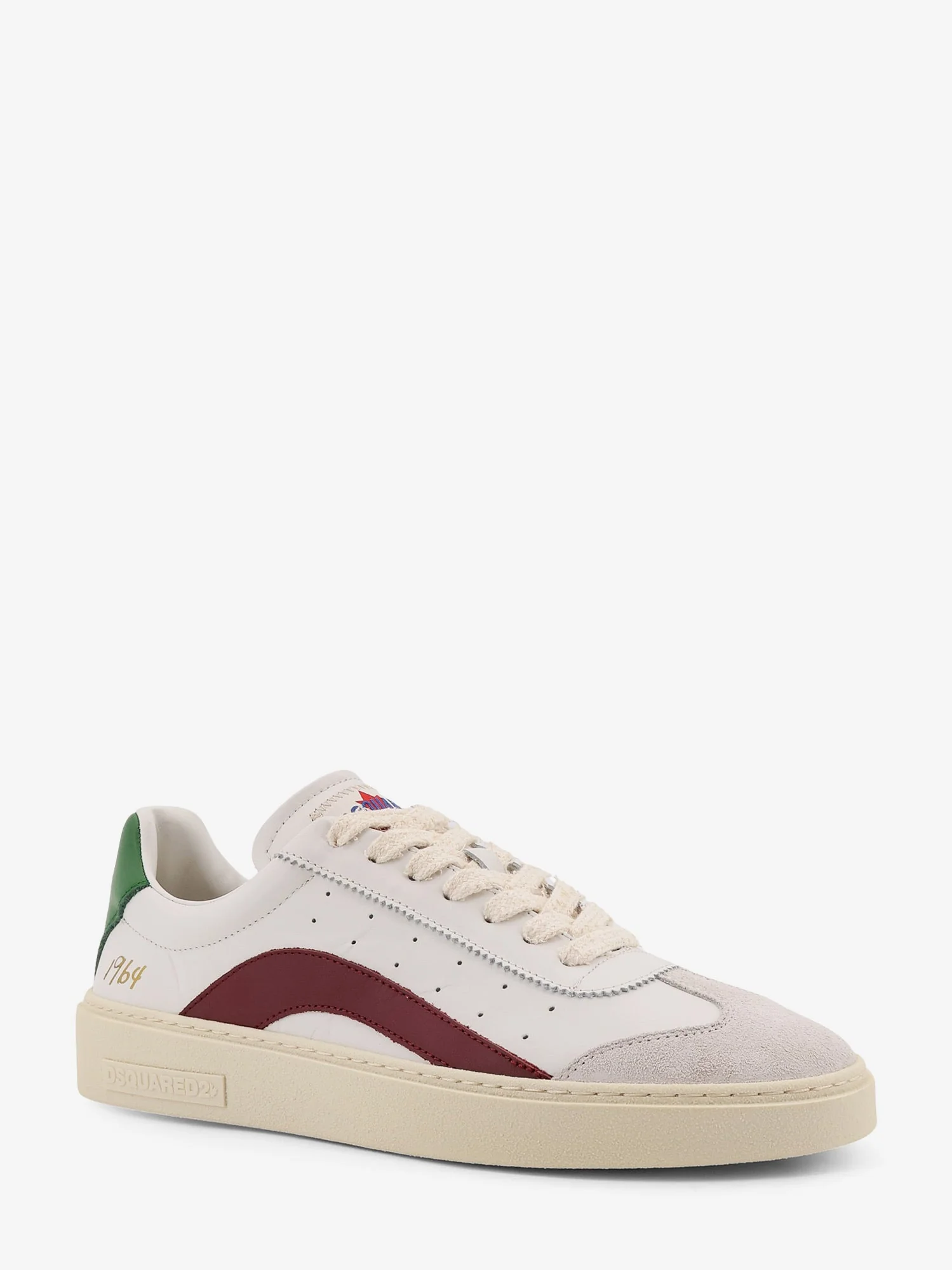 Dsquared2 Men Rider Leather Low-Top Sneakers - Image 2