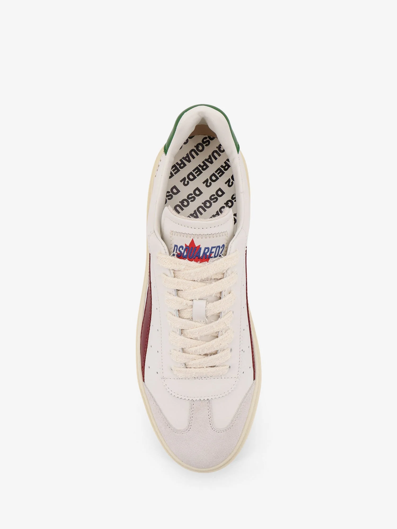 Dsquared2 Men Rider Leather Low-Top Sneakers - Image 5