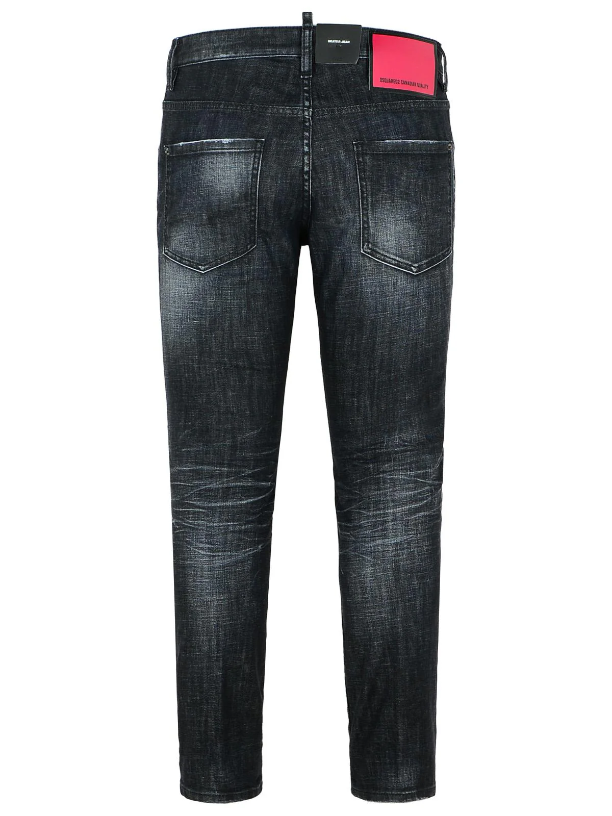 Dsquared2 'Skater Washed' Black Cotton Jeans Men - Image 3