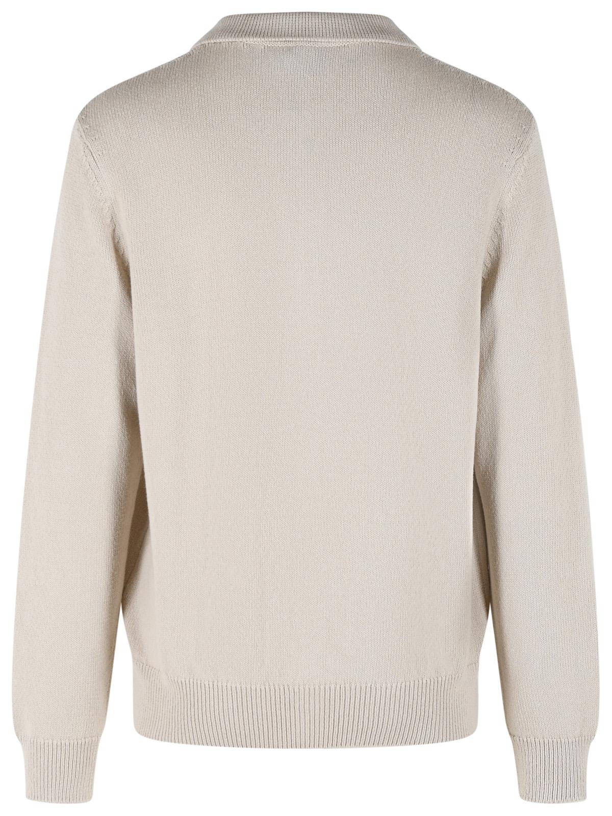 Eleventy Beige Cotton And Silk Sweater Men - Image 3
