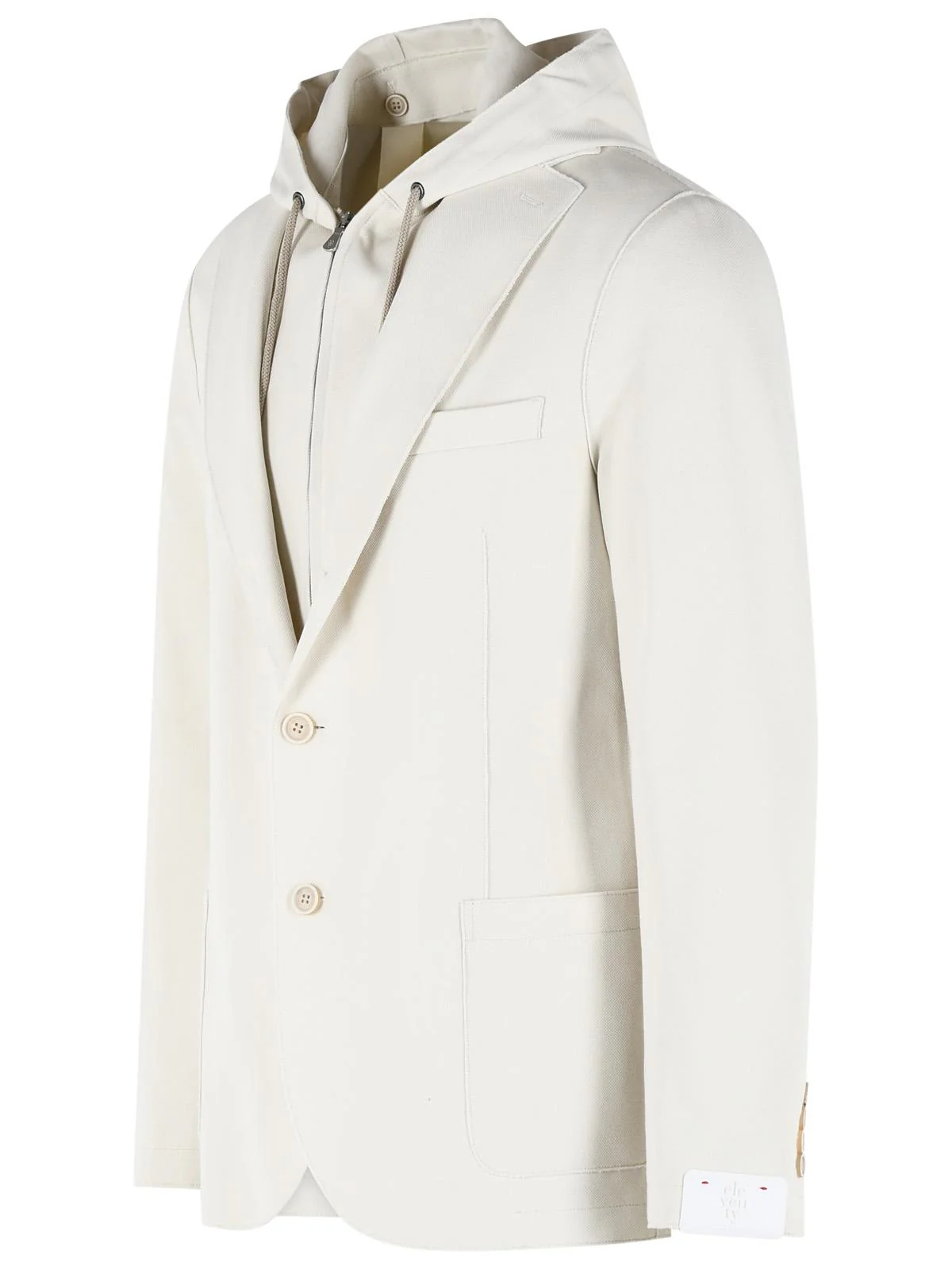 Eleventy Ivory Cotton Blend Blazer Men - Image 2