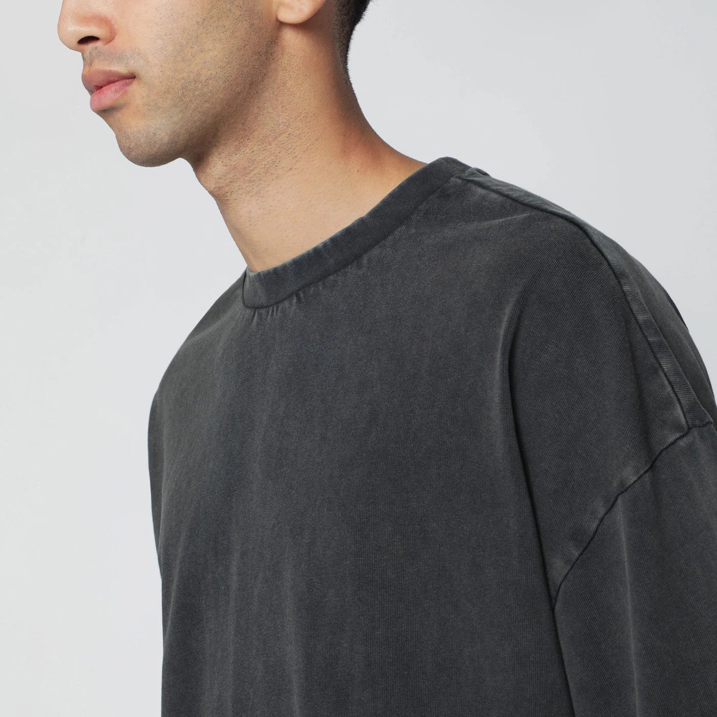 Entire Studios Black Washed Boxy T-Shirt Men - Image 2