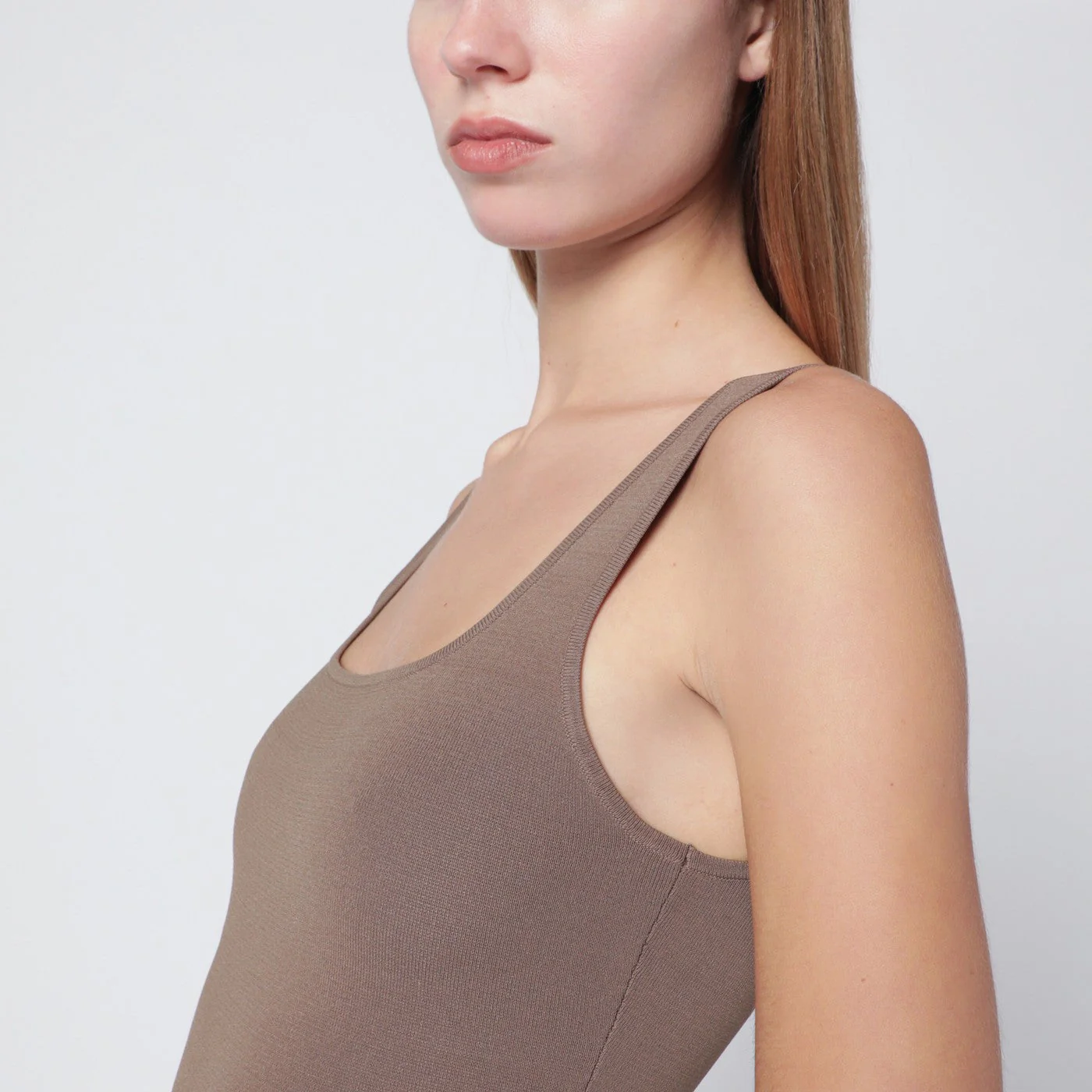 Entire Studios Light Brown Viscose-Blend Top Women - Image 2