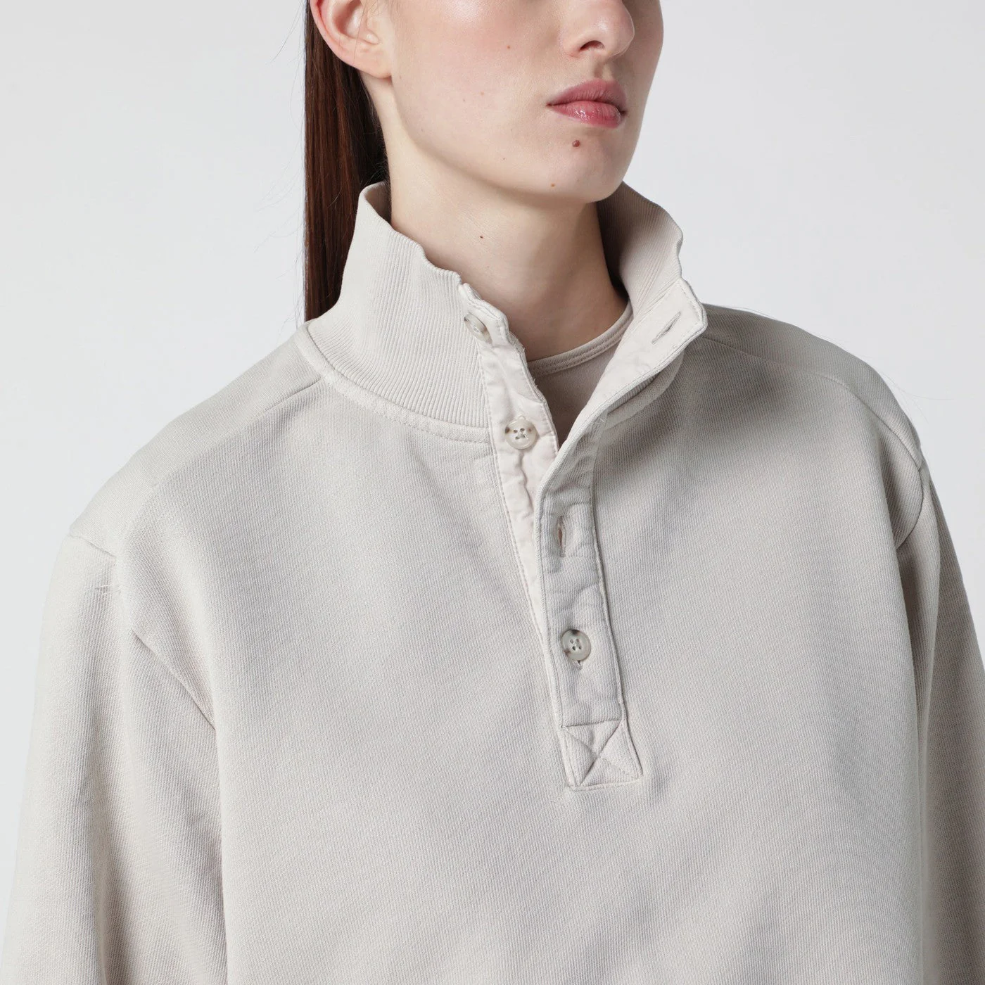 Entire Studios Vintage White Cotton Sweatshirt Women - Image 2
