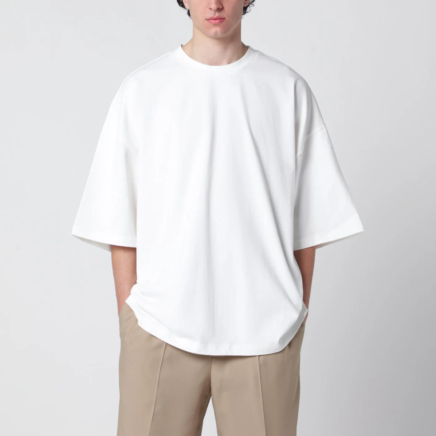 Entire Studios White Boxy T-Shirt Men
