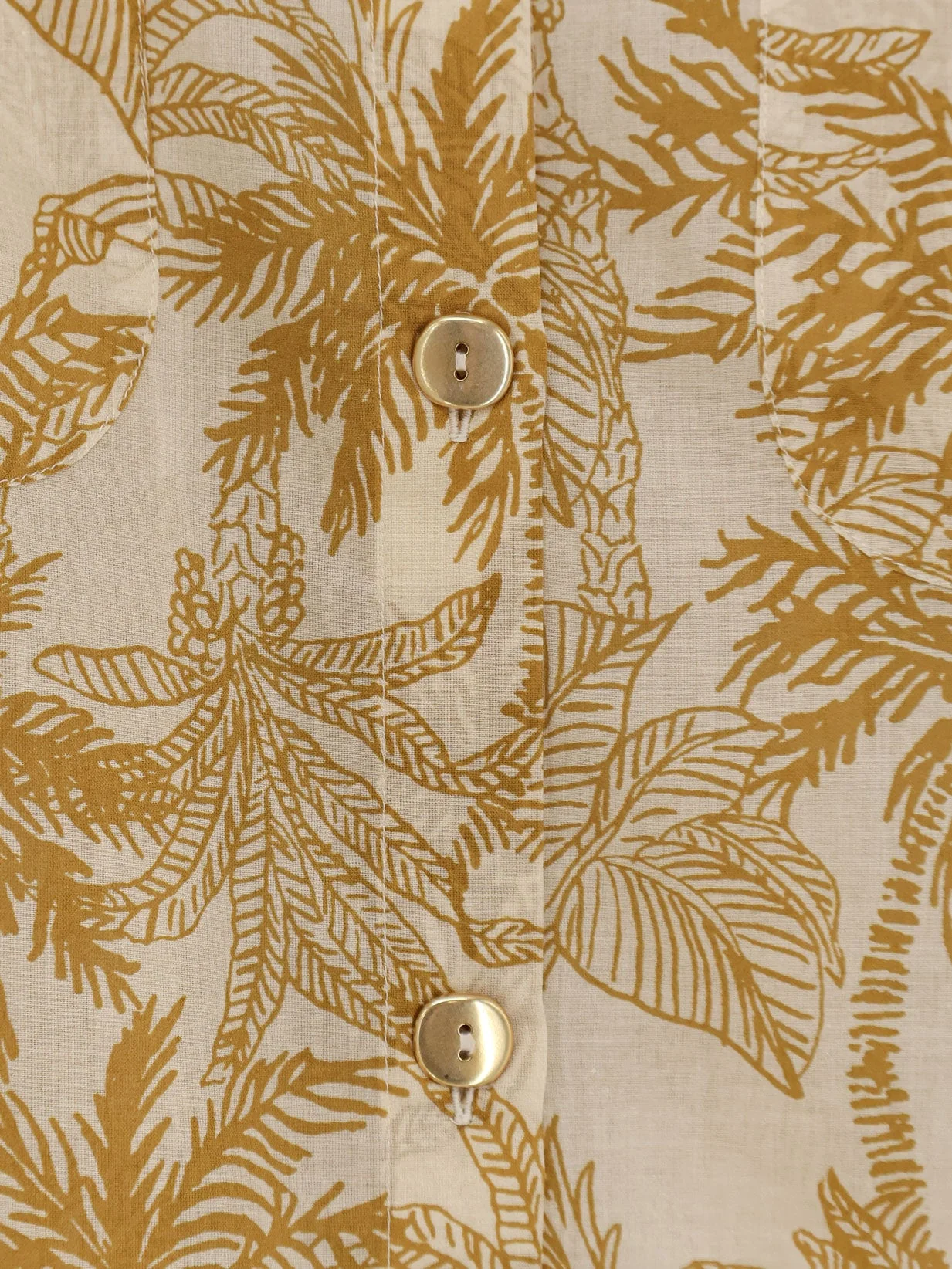 Eres Women Long Panama Cotton Shirt With Printed Pattern - Image 3
