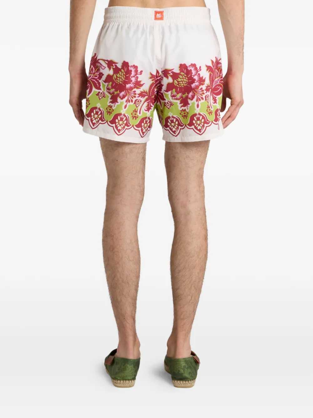 Etro Men Floral Print Swimsuit - Image 3