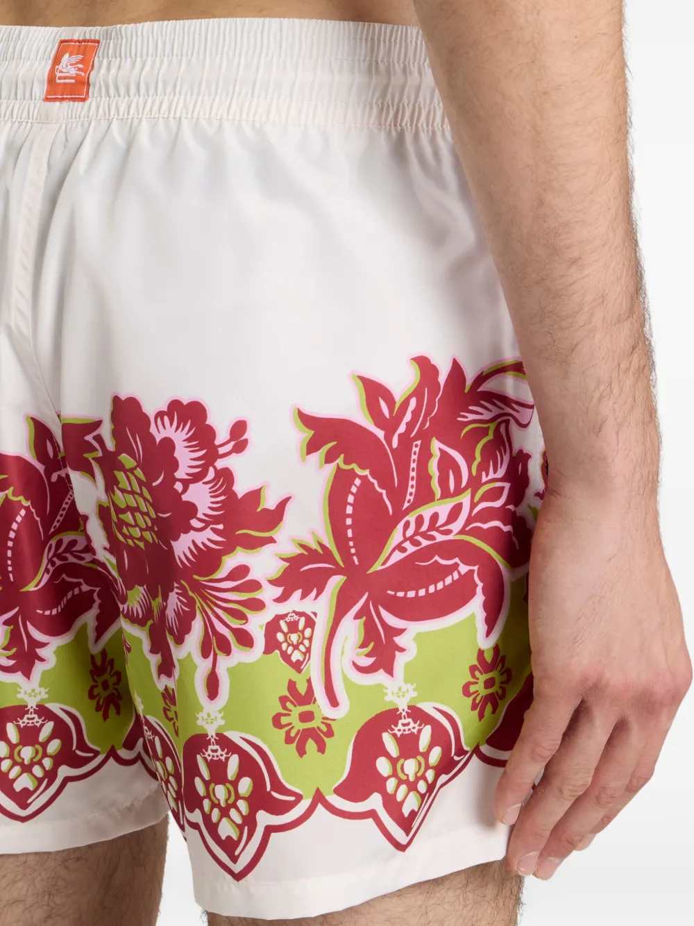 Etro Men Floral Print Swimsuit - Image 4