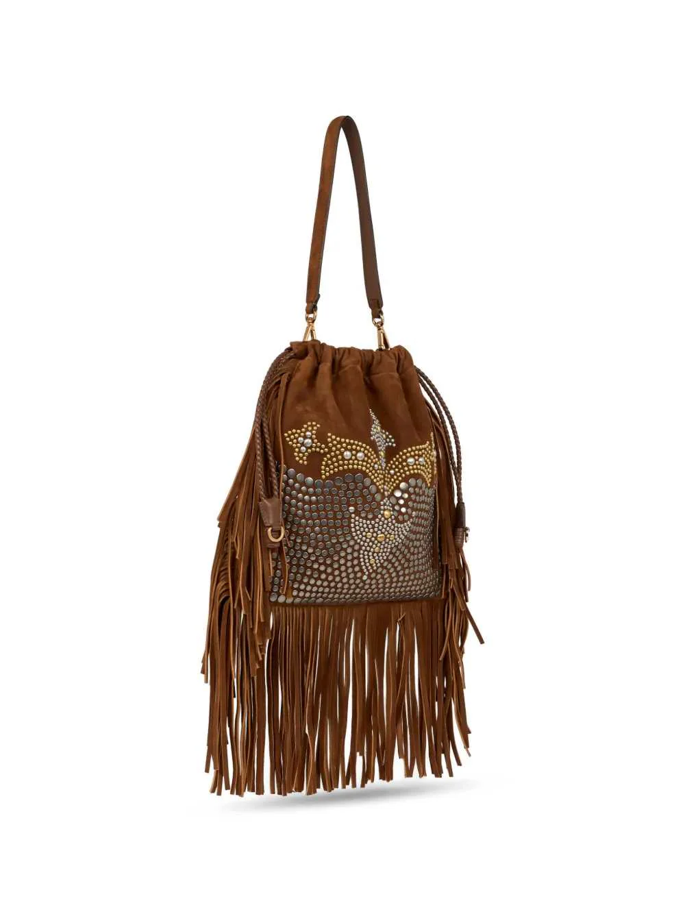 Etro Women Kalispera Medium Studded And Fringed Tote Bag - Image 3