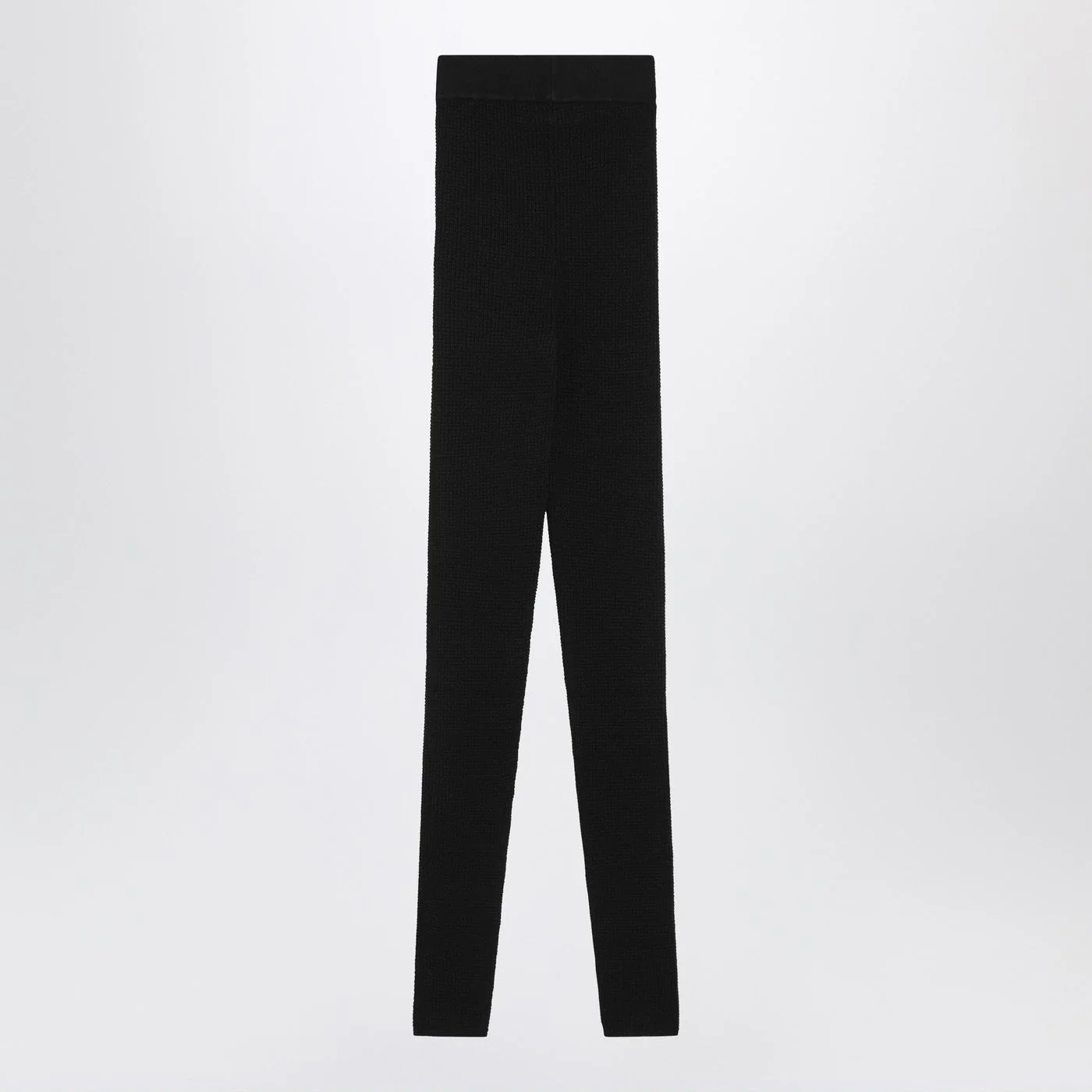 Fear Of God Essentials Black Leggings In Stretch Waffle Fabric Women - Image 2