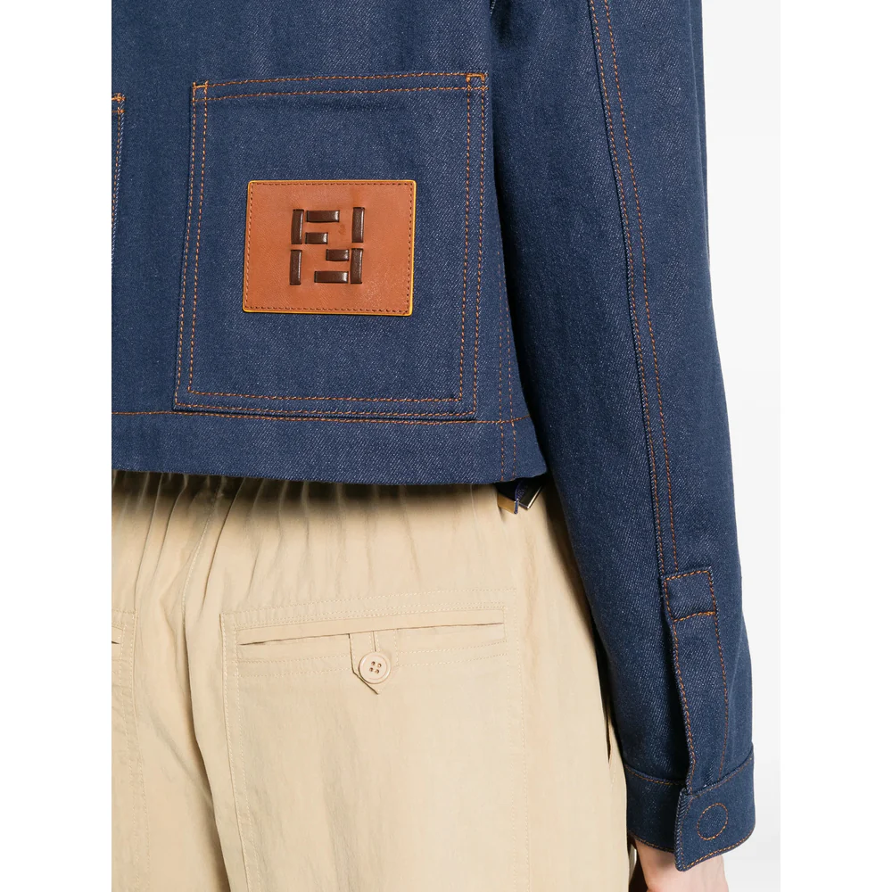 Fendi Blue Jackets - Denim Jackets Women - Image 5