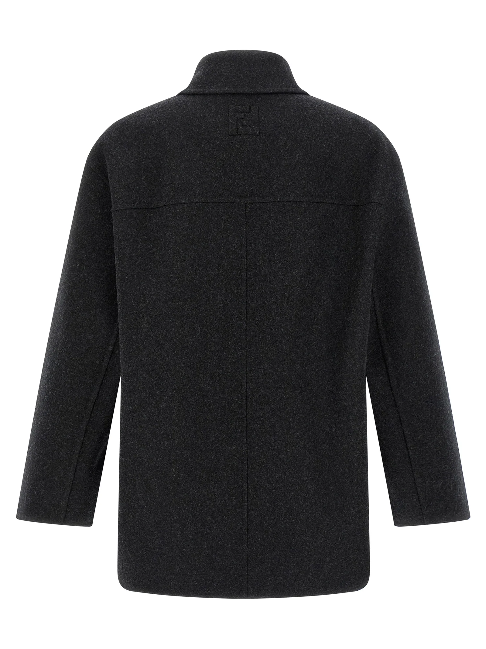 Fendi Men Felt Wool Coat - Image 2