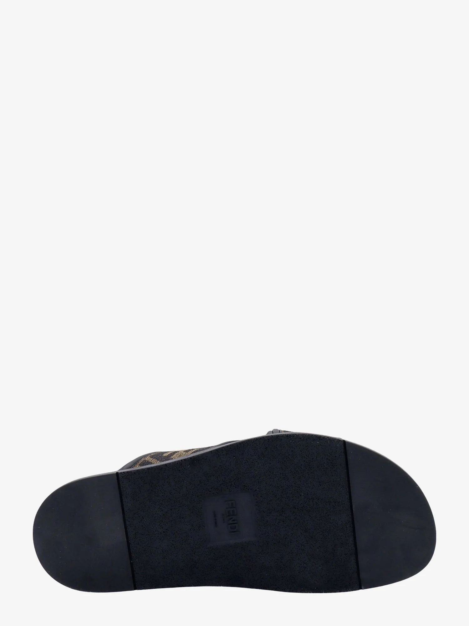 Fendi Men Ff Jacquard Fabric Sandals With Embroidered Logo - Image 4