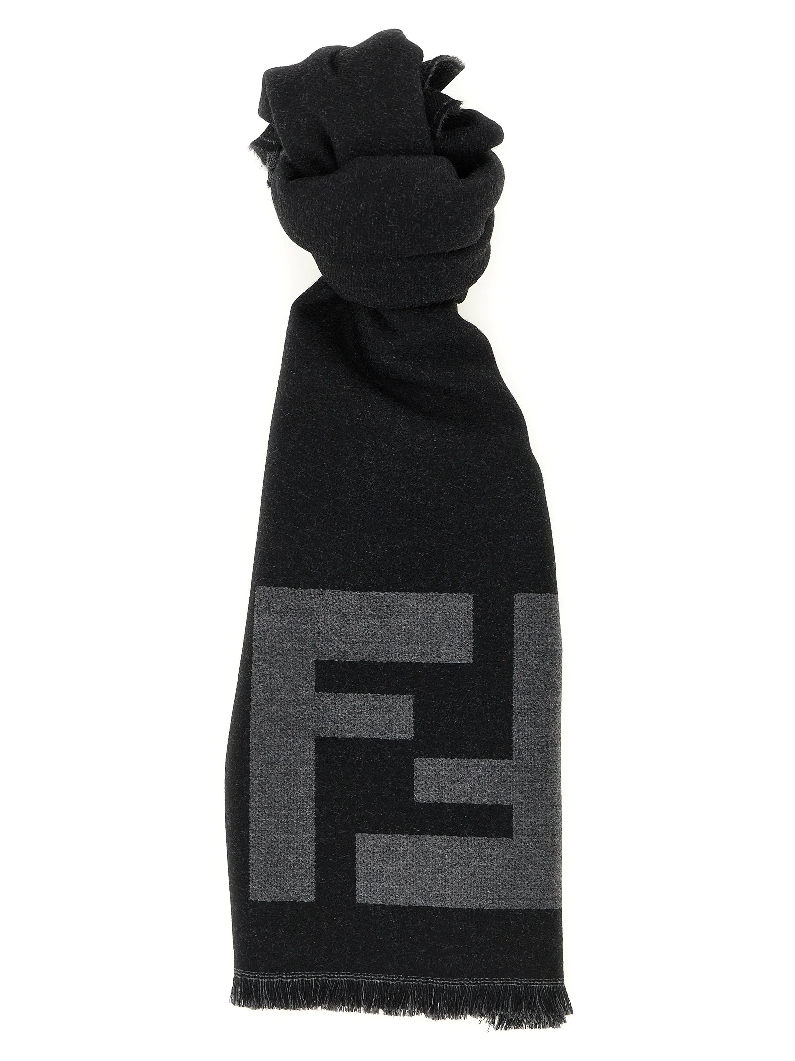 Fendi Men Ff Macro Scarf