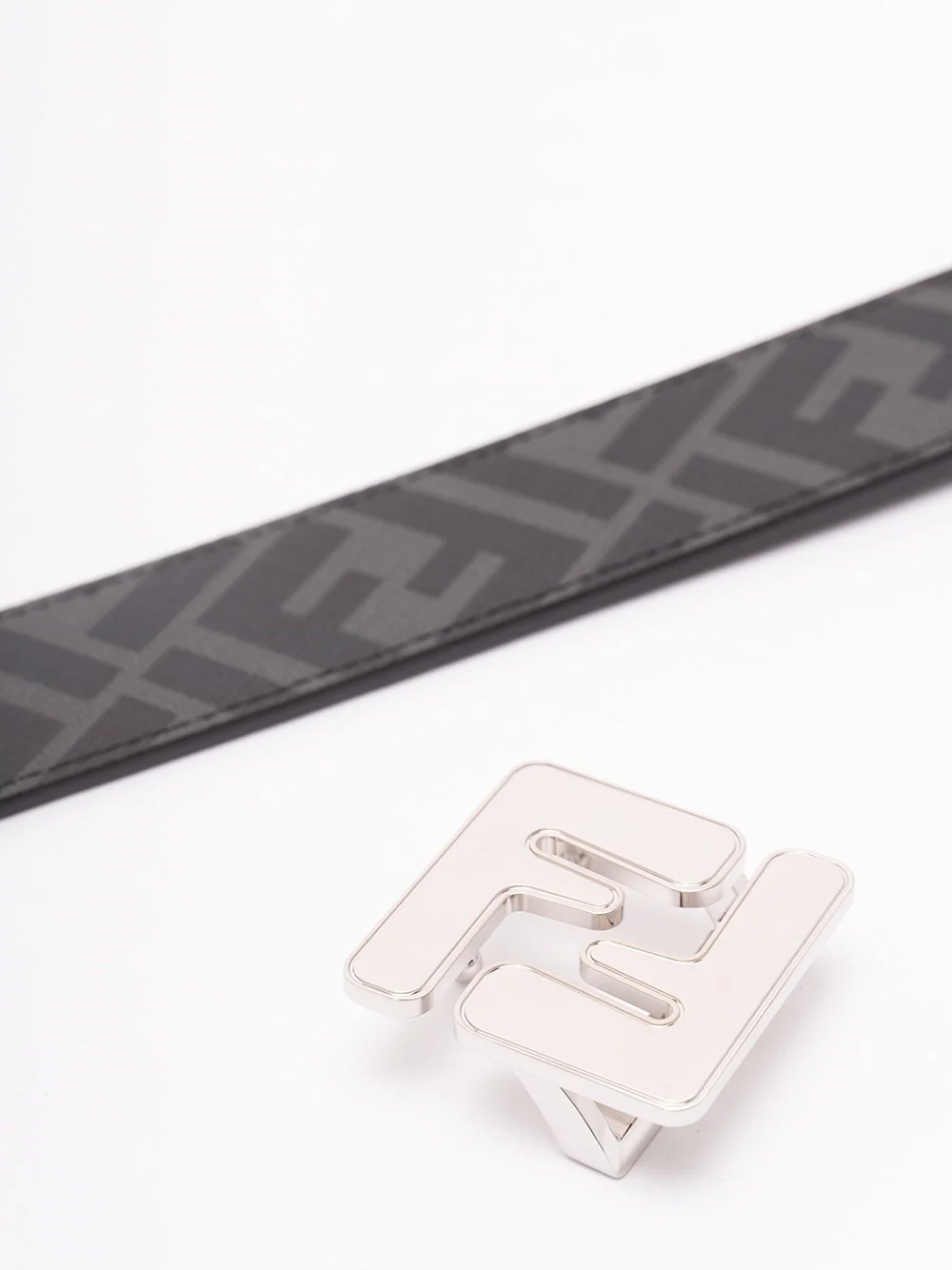 Fendi Men `Ff` Reversible Belt - Image 3