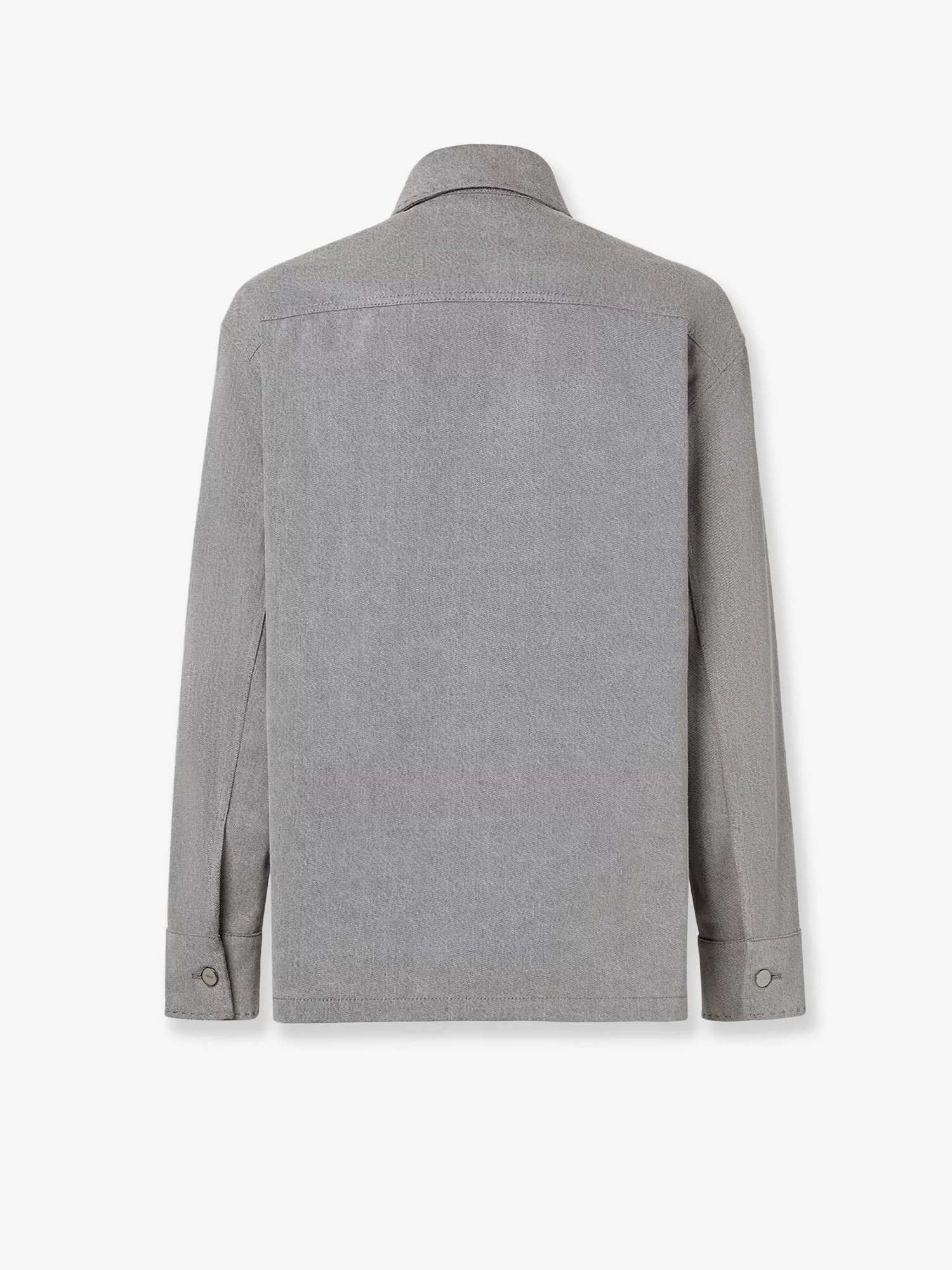 Fendi Men Jacket Denim Stone Bleached - Image 2