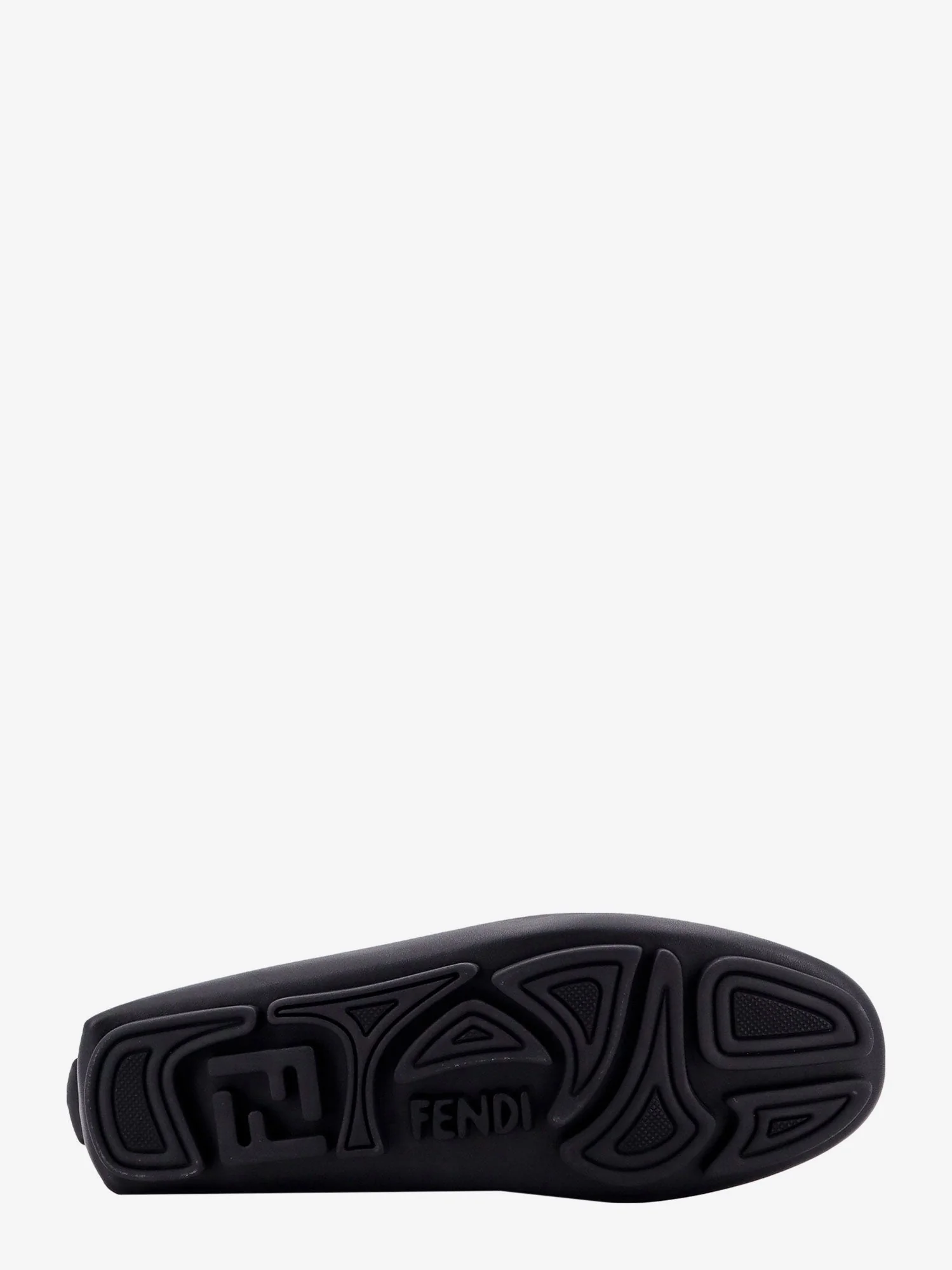 Fendi Men Leather And Canvas Loafers - Image 4