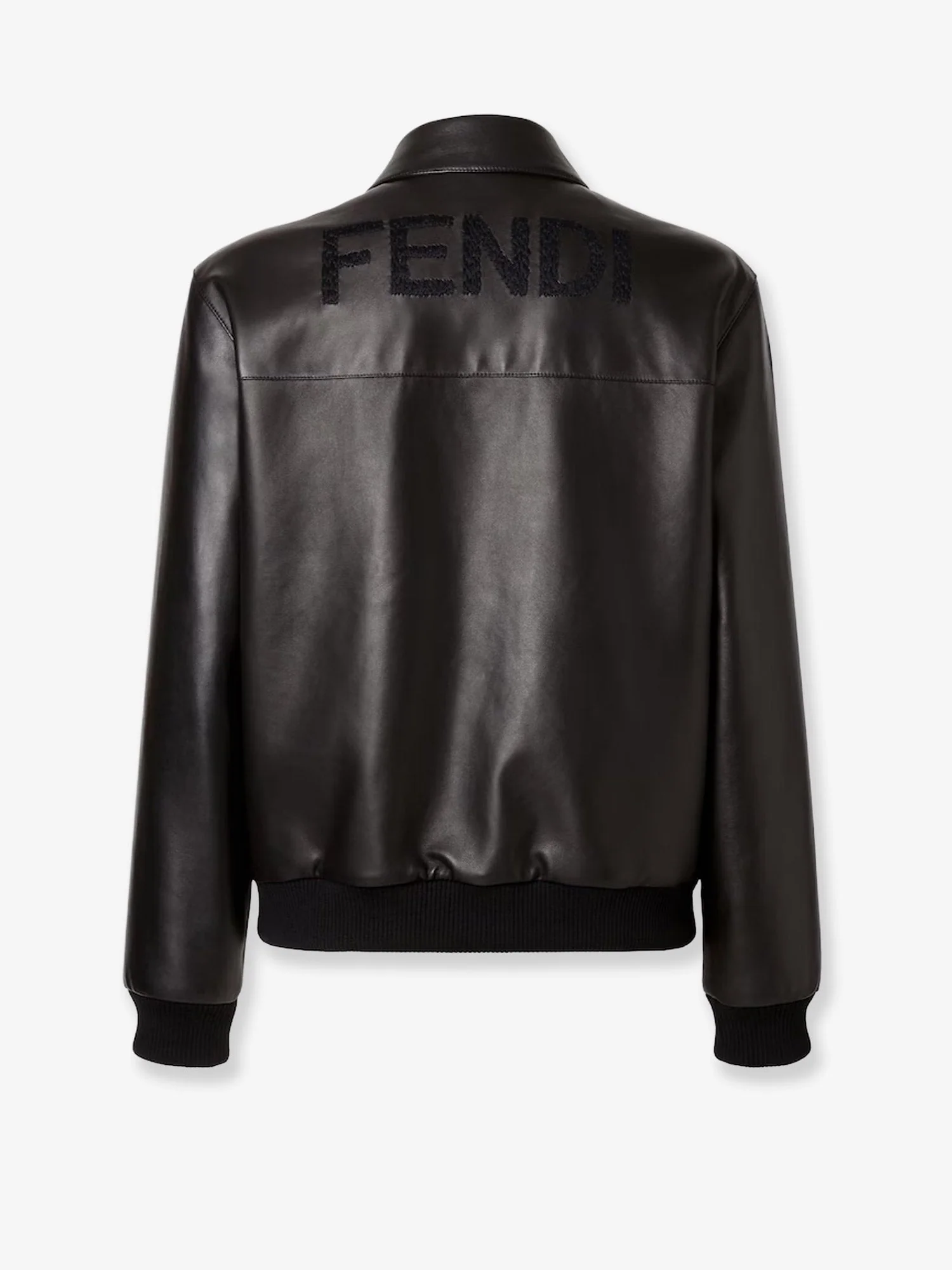 Fendi Men Leather Jacket - Image 2