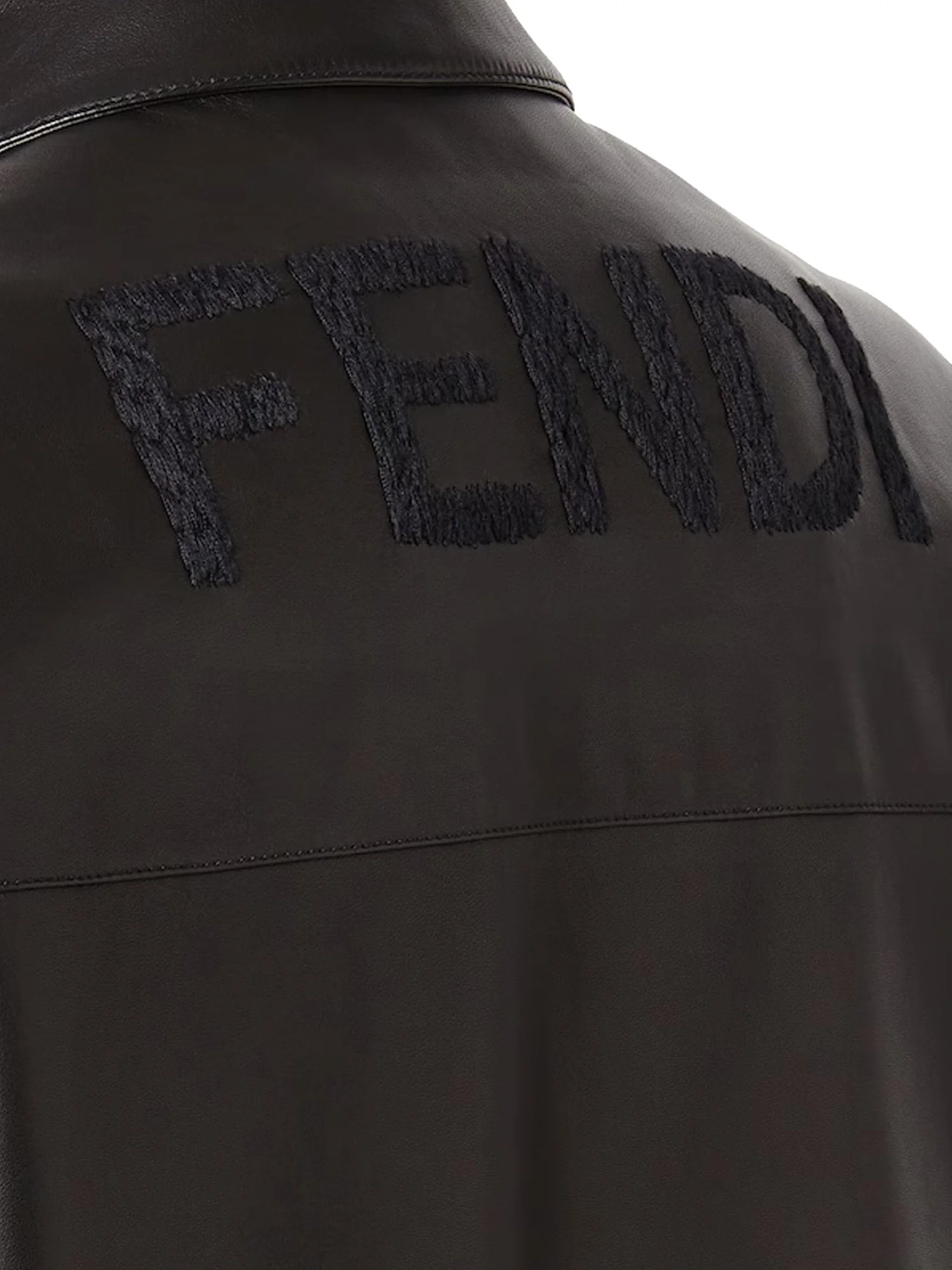 Fendi Men Leather Jacket - Image 3