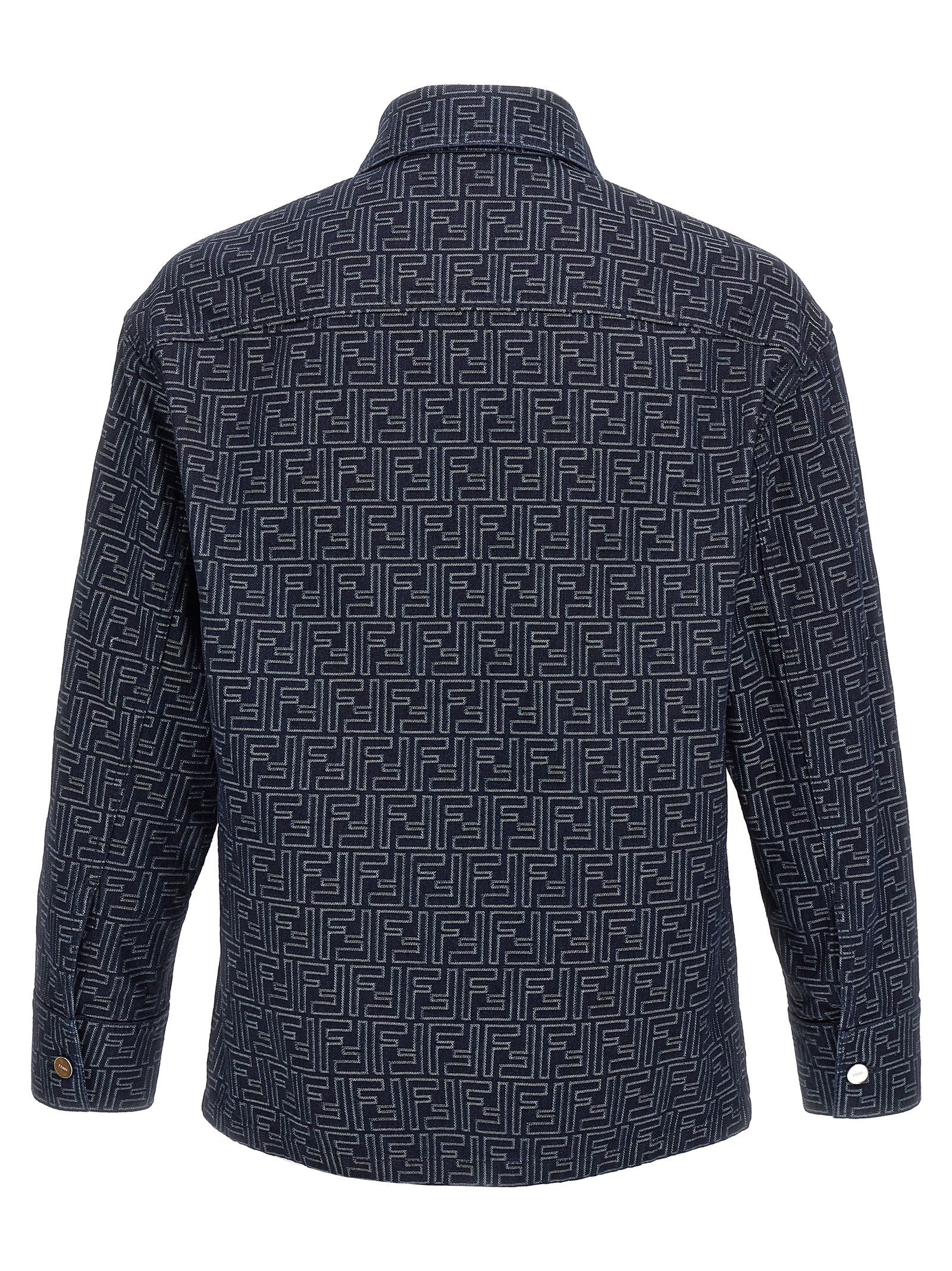 Fendi Men Overshirt Denim Ff - Image 2