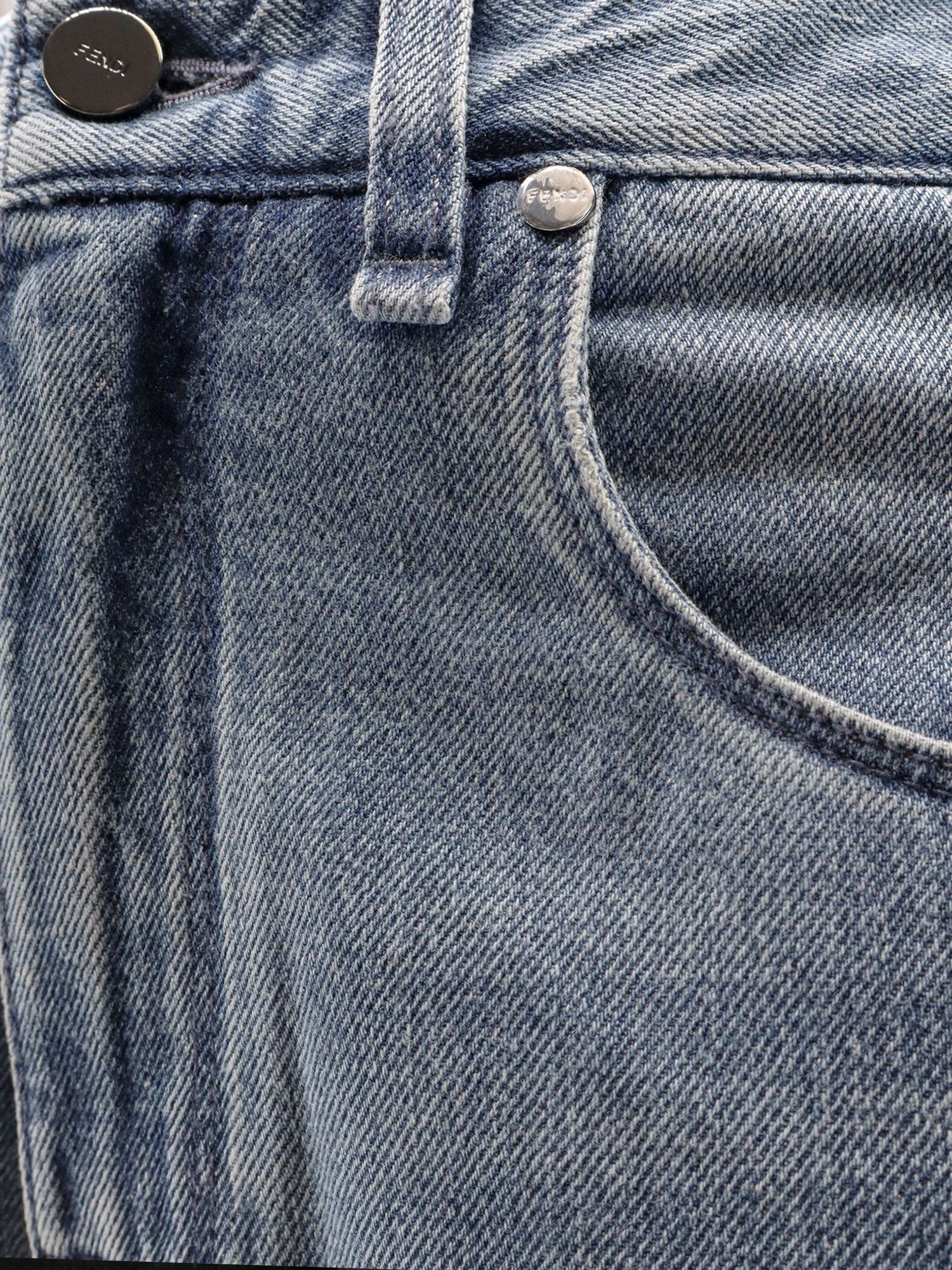 Fendi Men Regular Five Pockets Jeans - Image 3