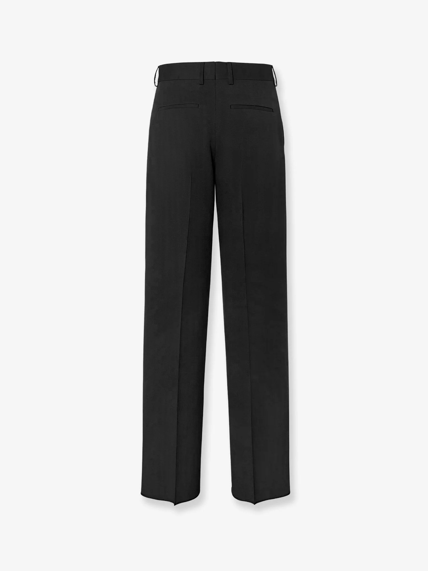 Fendi Men Virgin Wool Trousers - Image 4