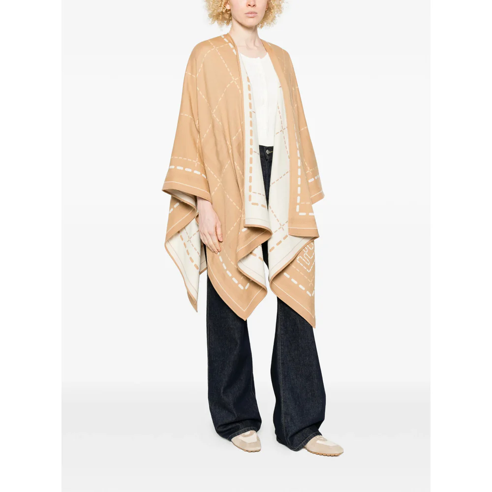 Fendi Neutrals Coats - Capes Women - Image 3