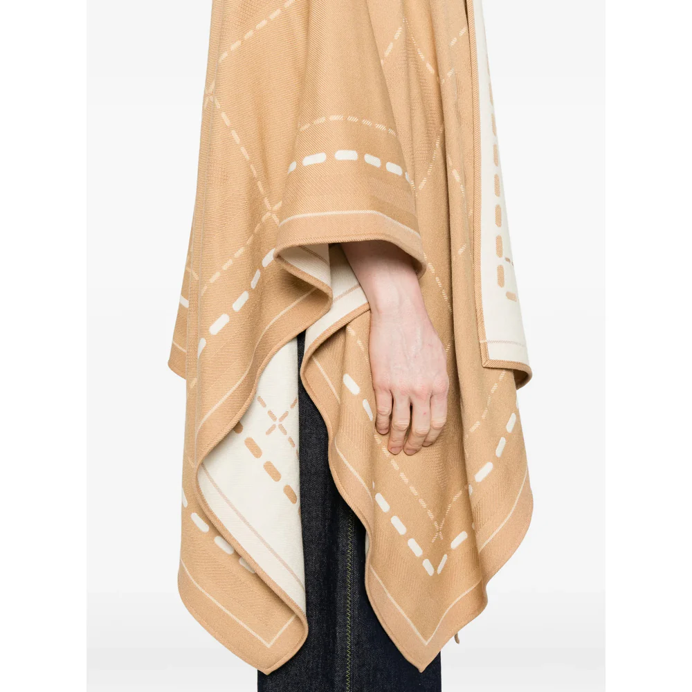 Fendi Neutrals Coats - Capes Women - Image 4