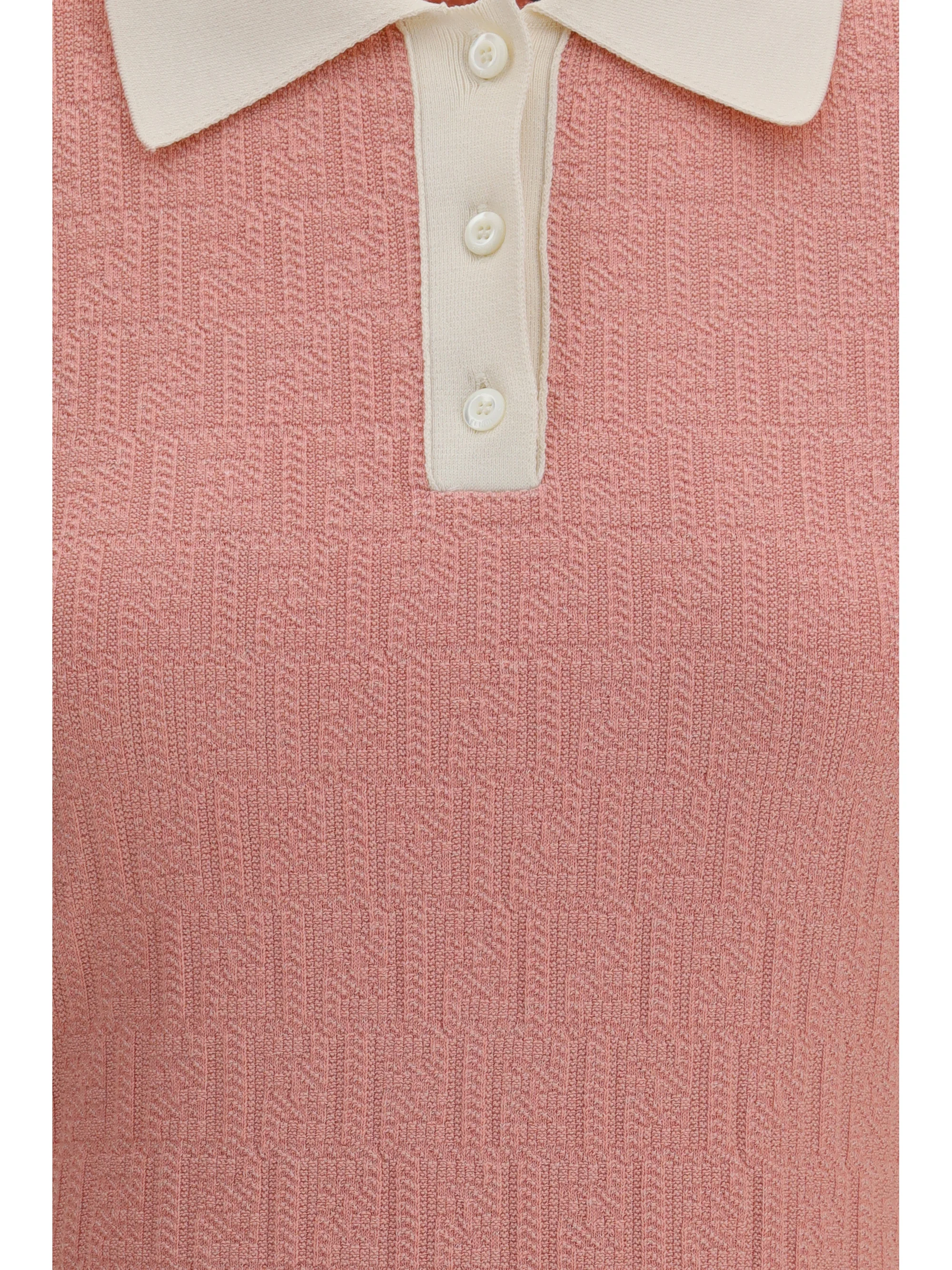 Fendi Women Short Fitted Cotton And Silk Ff Dress - Image 3