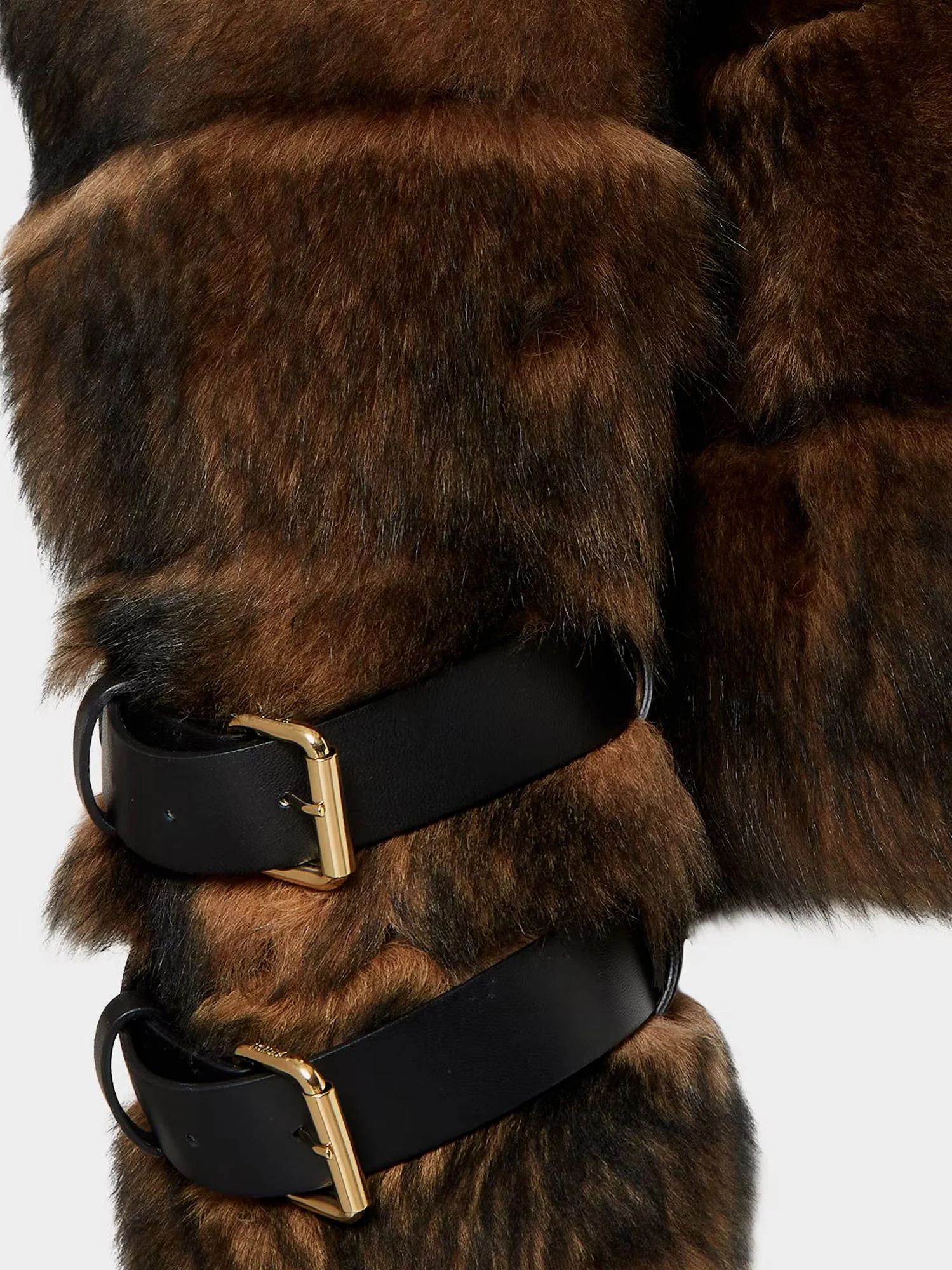 Fendi Women Brown Backed Sheepskin And Nappa Jacket - Image 5