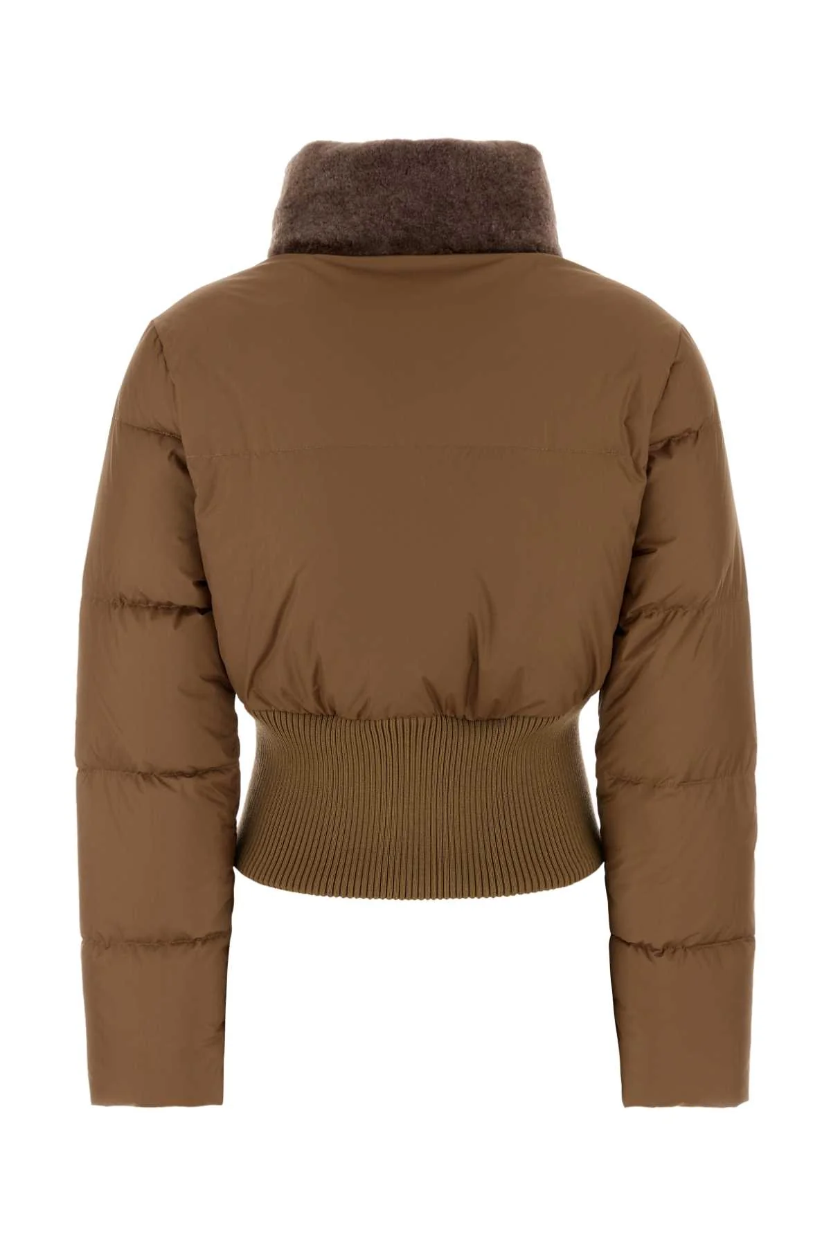 Fendi Women Camel Polyester Down Jacket - Image 2