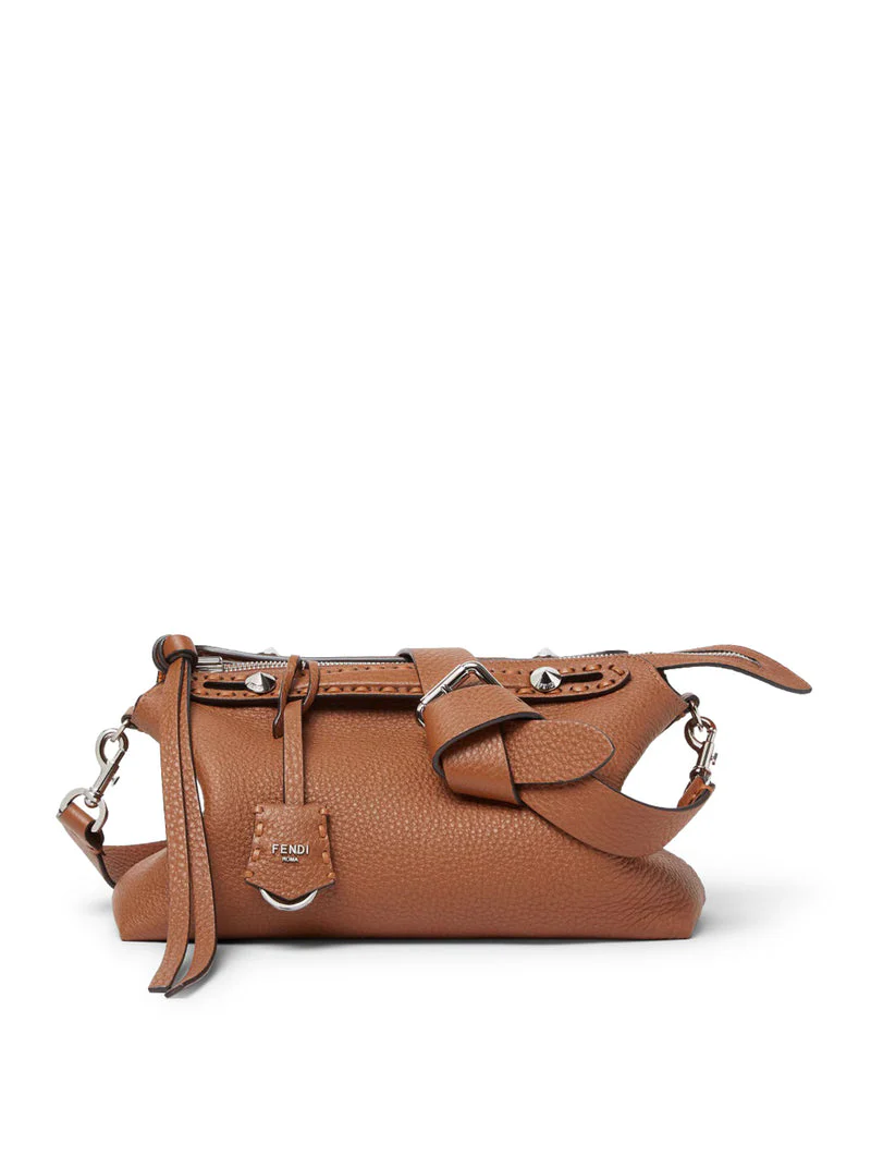 Fendi Women Caramel Leather Medium By The Way Reversible Handbag - Image 7