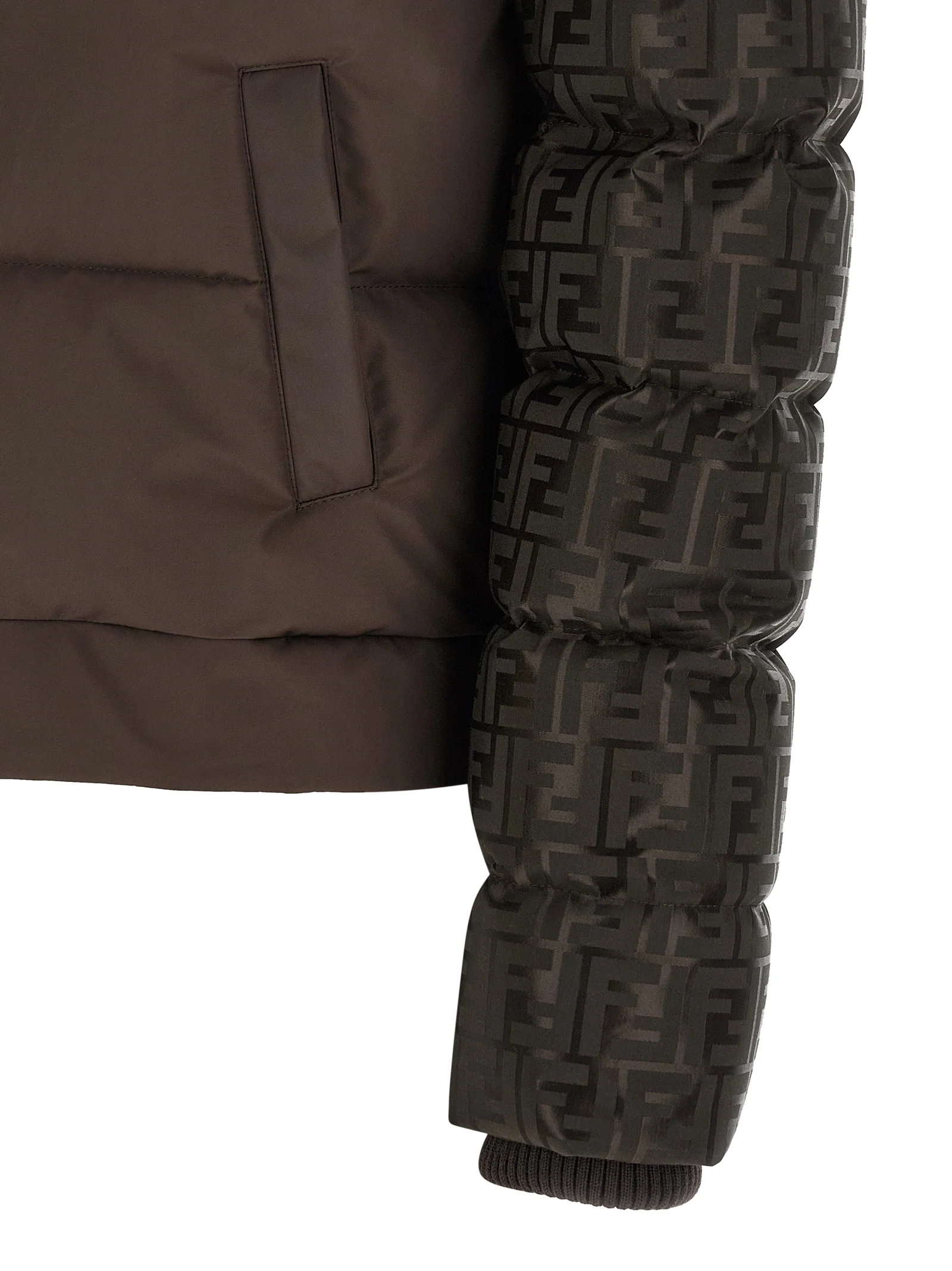 Fendi Women Ff Nylon Down Jacket - Image 4