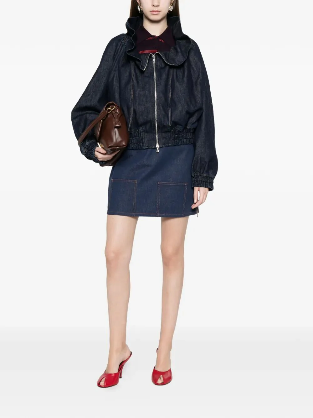 Fendi Women Gonna Ff Reverse Den - Image 4