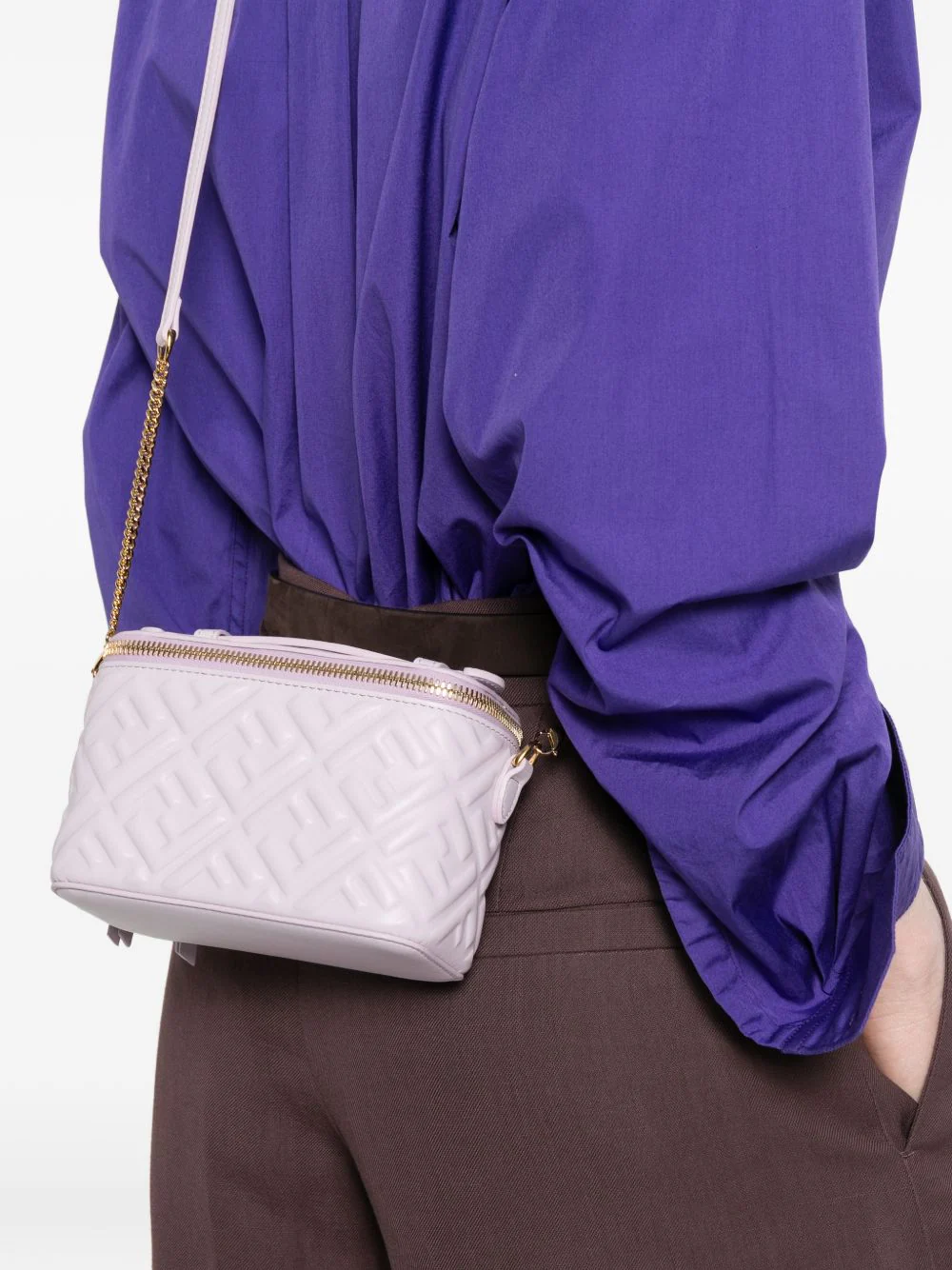 Fendi Women Leather Vanity Case - Image 4