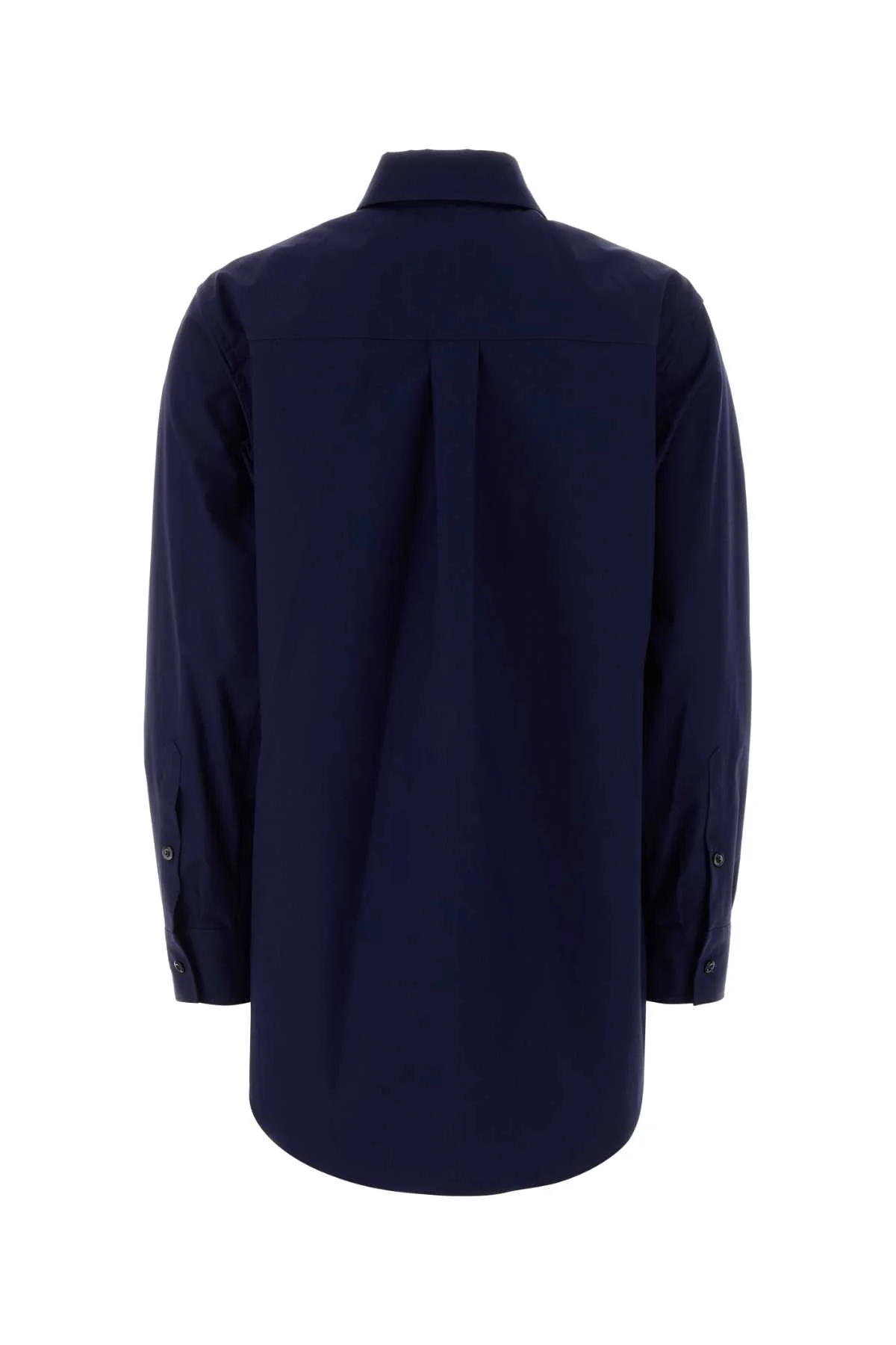 Fendi Women Navy Blue Poplin Shirt - Image 2