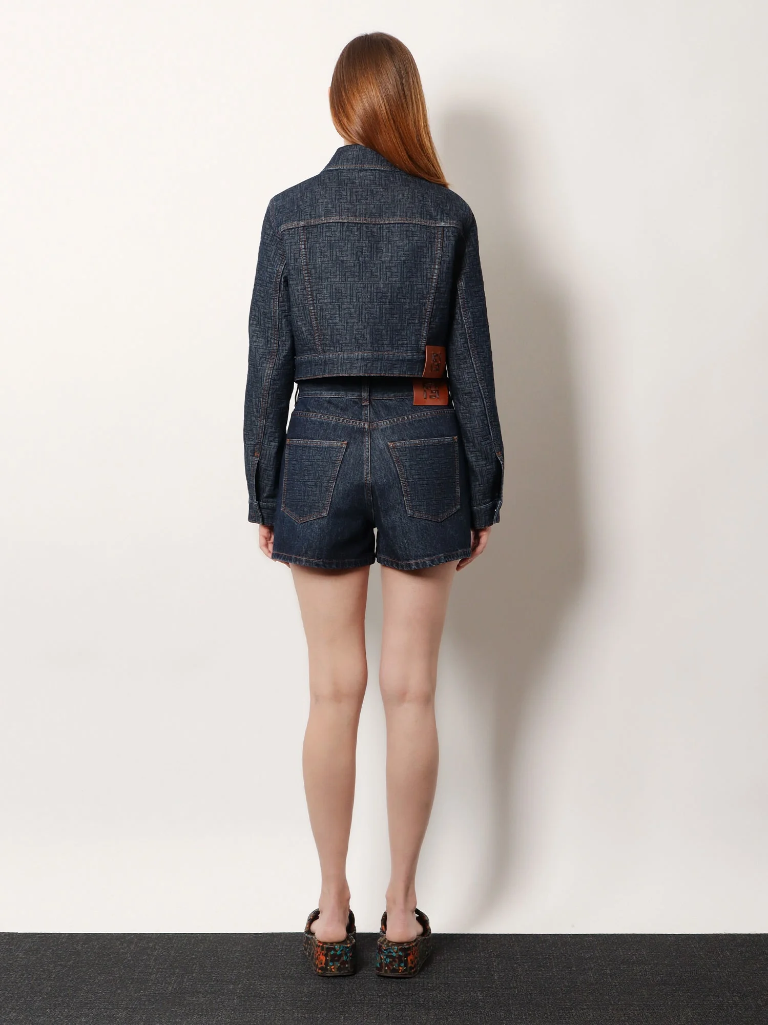 Fendi Women Padded Denim Jacket - Image 3
