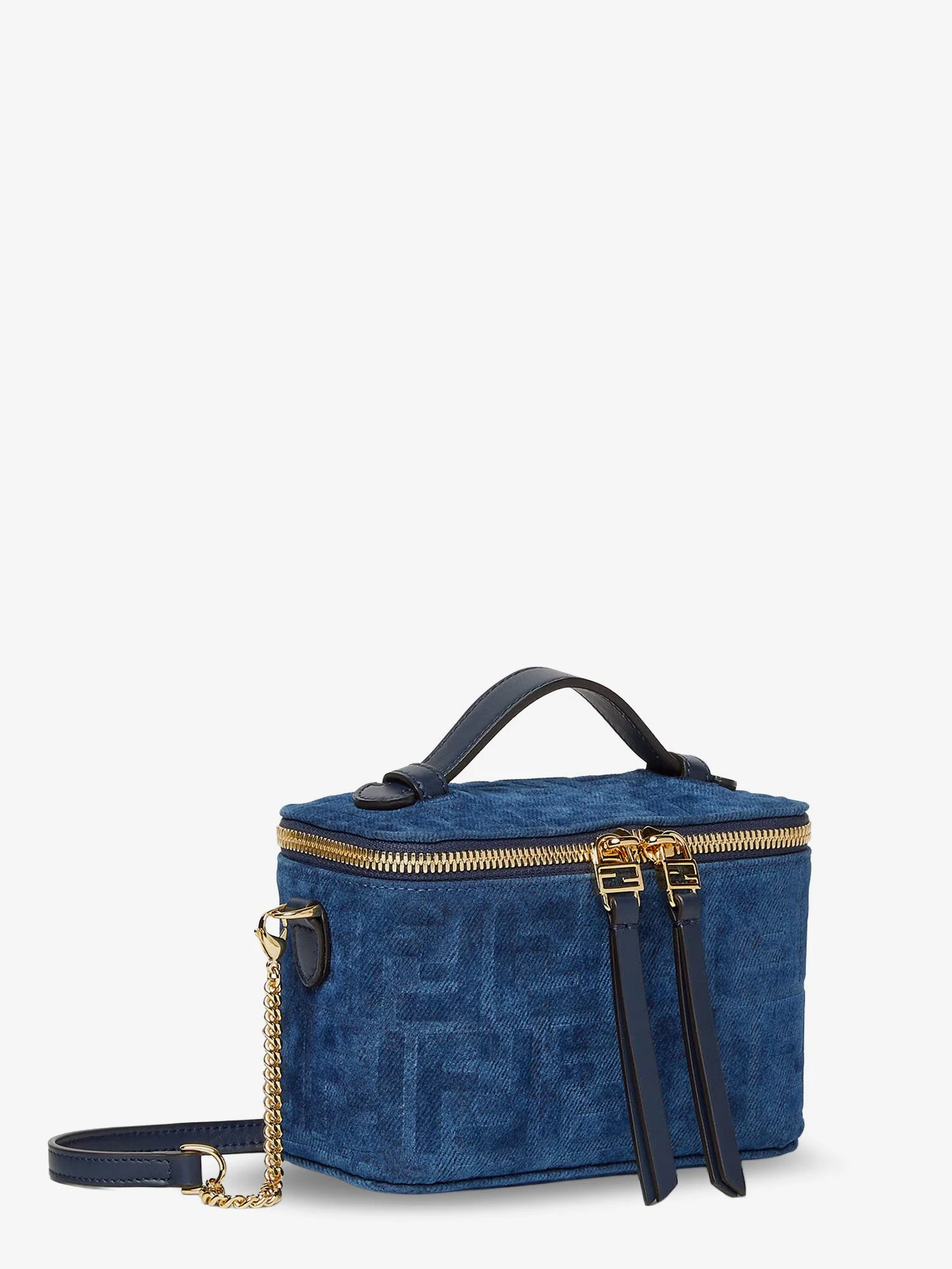 Fendi Women Vanity Ff Fabric Crossbody Bag - Image 3