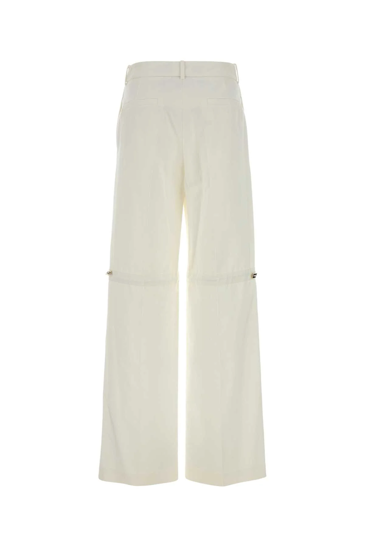 Fendi Women White Cotton Pant - Image 2