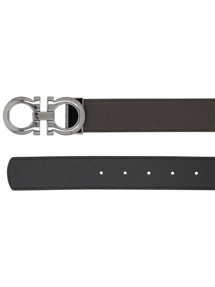 Ferragamo Men Reversible "Hooks" Belt - Image 2