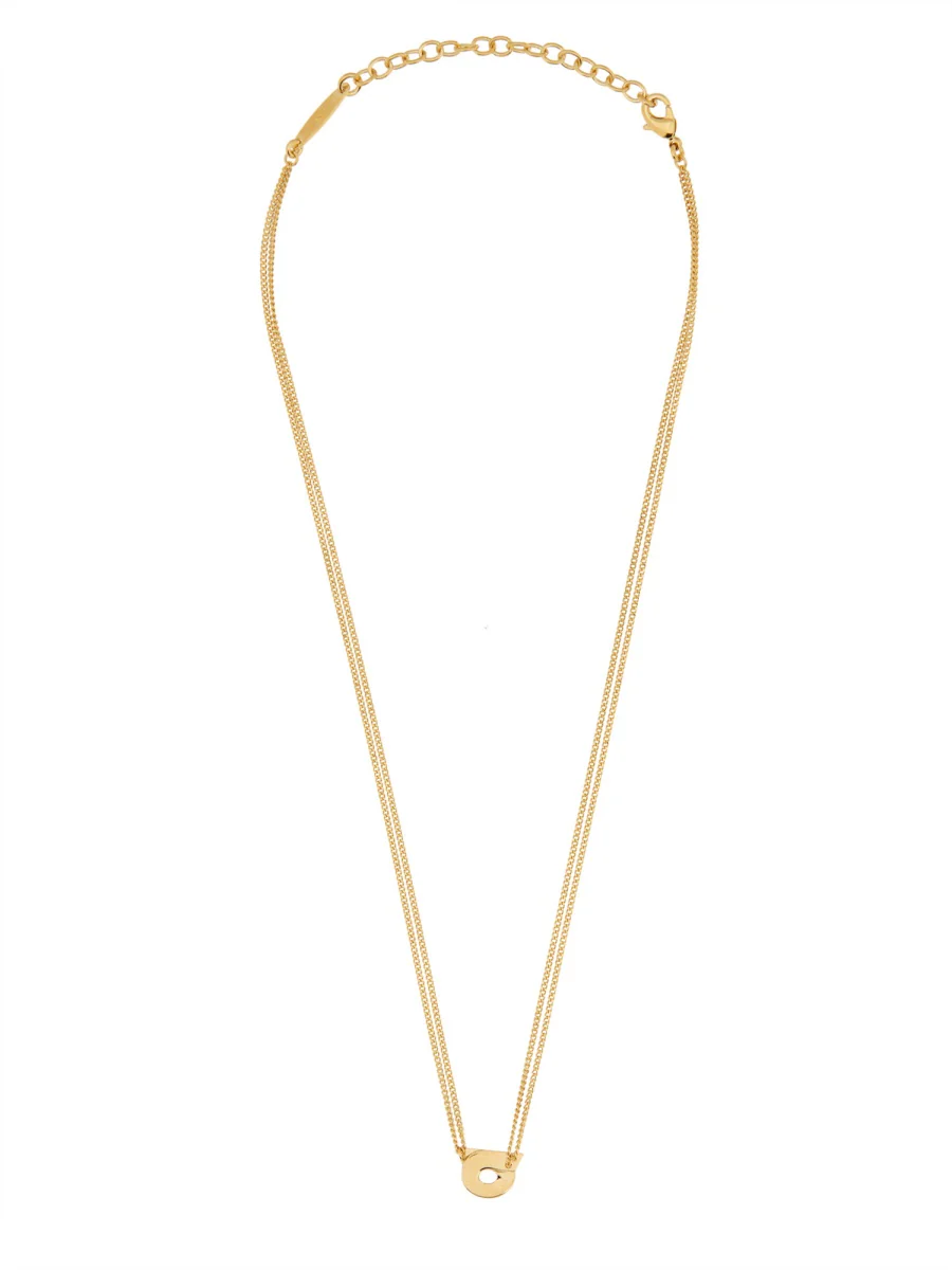Ferragamo Women "Hooks" Pendant Necklace - Image 2