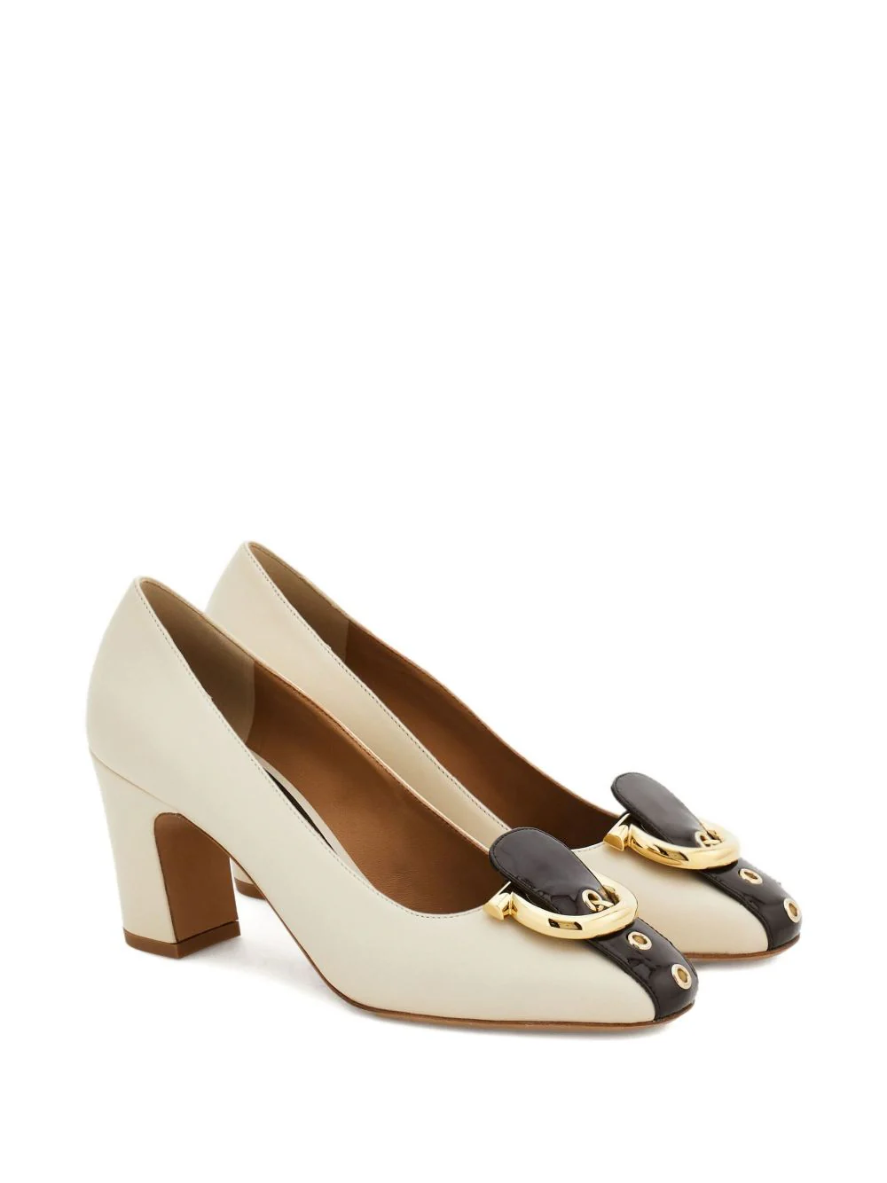 Ferragamo Women Leather Pumps - Image 3