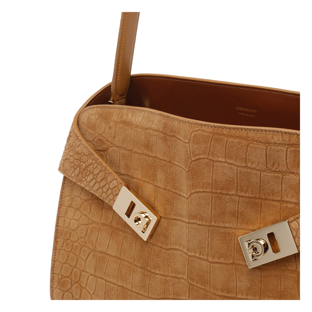 Ferragamo Women Soft Hug Medium Handbag - Image 4